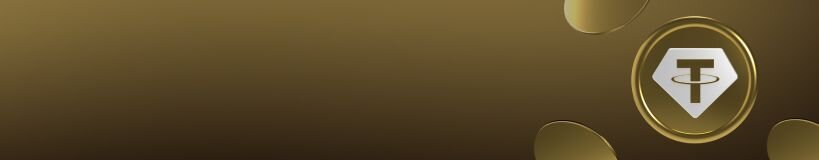 XAUT Tether Gold Background Desktop Image