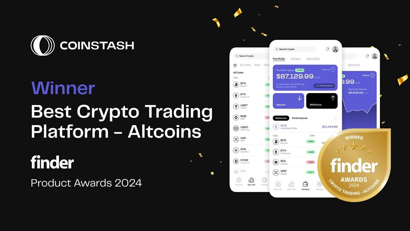 Coinstash wins Finder’s Best for Altcoins award for second year in a row
