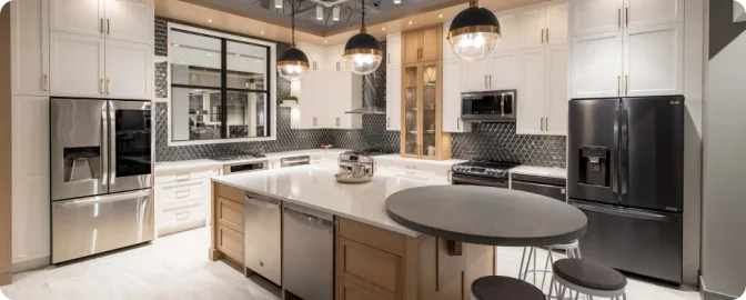 Trail Appliances display kitchen