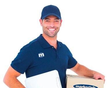 Markertek package being delivered