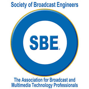 Society of Broadcast Engineers' logo. The Association for Broadcast and Multimedia Technology Professionals