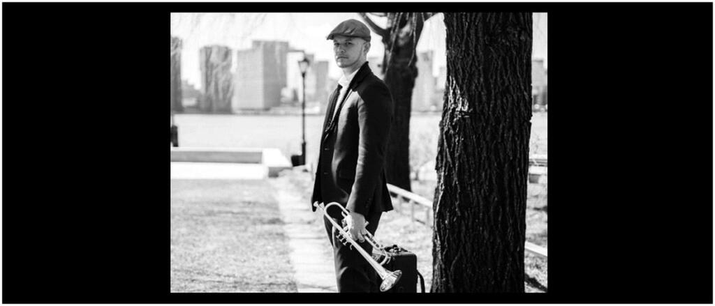 A poster for KUVO Presents Jonathan Powell’s Mambo Jazz Party event