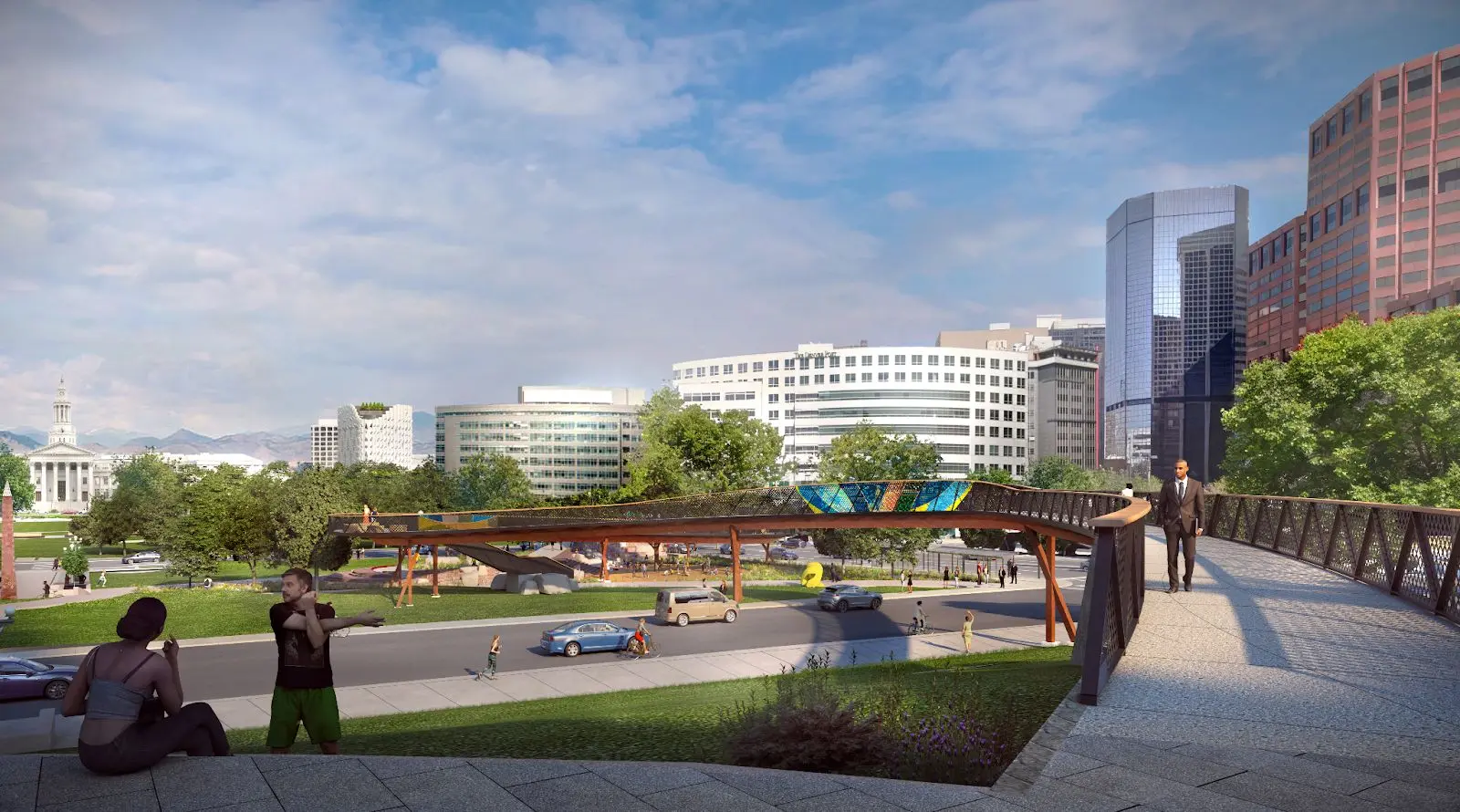 Colorado 150 Walkway rendering courtesy Studio Gang