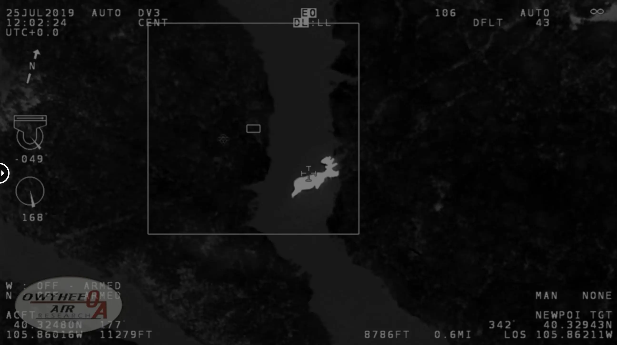 Biologists use infrared cameras to count moose from the air. Photo courtesy of the National Park Service