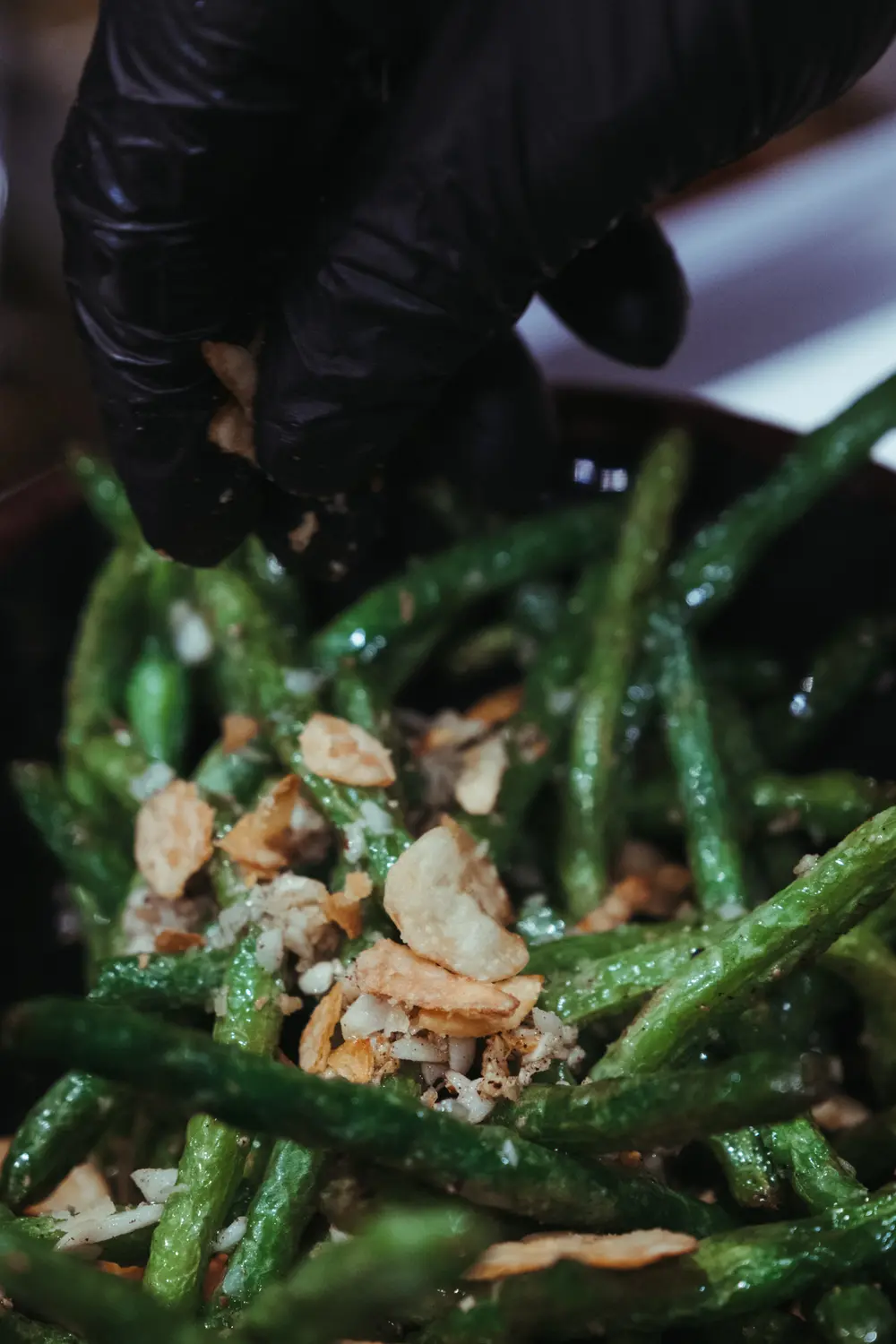 "The green beans are probably the best thing on the menu, in my opinion," said Frank Quaranta, manager of Mecha. Photo: Peter Vo, Rocky Mountain PBS
