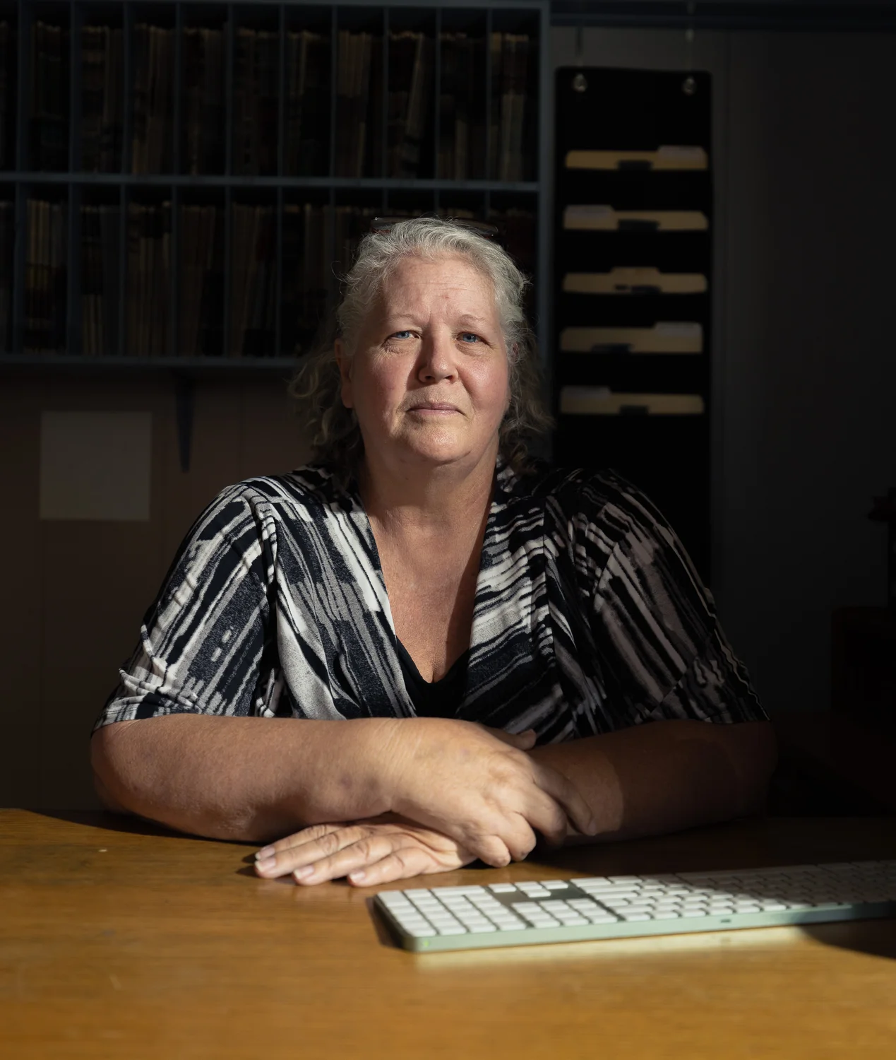 “You got to keep an eye on the local governments and the local boards because power corrupts and money corrupts,” said Catherine Thurston, publisher of “The Leader.” Photo: Cormac McCrimmon, Rocky Mountain PBS