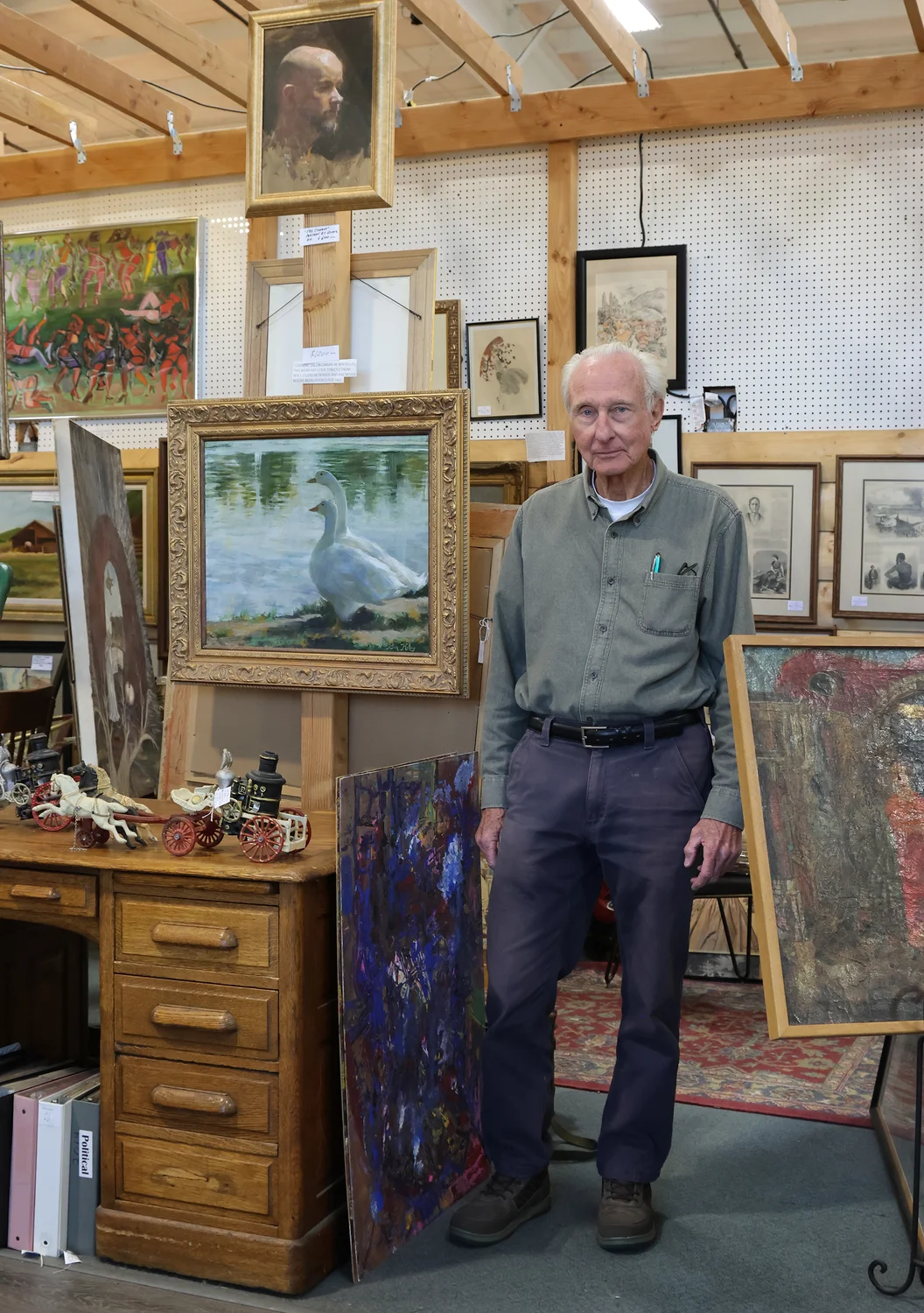 Gary Stover's booth at The Brass Armadillo is front and center. Photo: Kyle Cooke, Rocky Mountain PBS