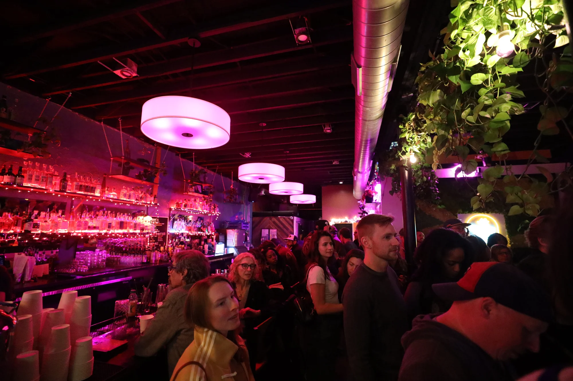 It was wall-to-wall crowds at Marigold's, where The Parrisian Trio brought the funk. Photo: Sarah Shoen, Rocky Mountain PBS