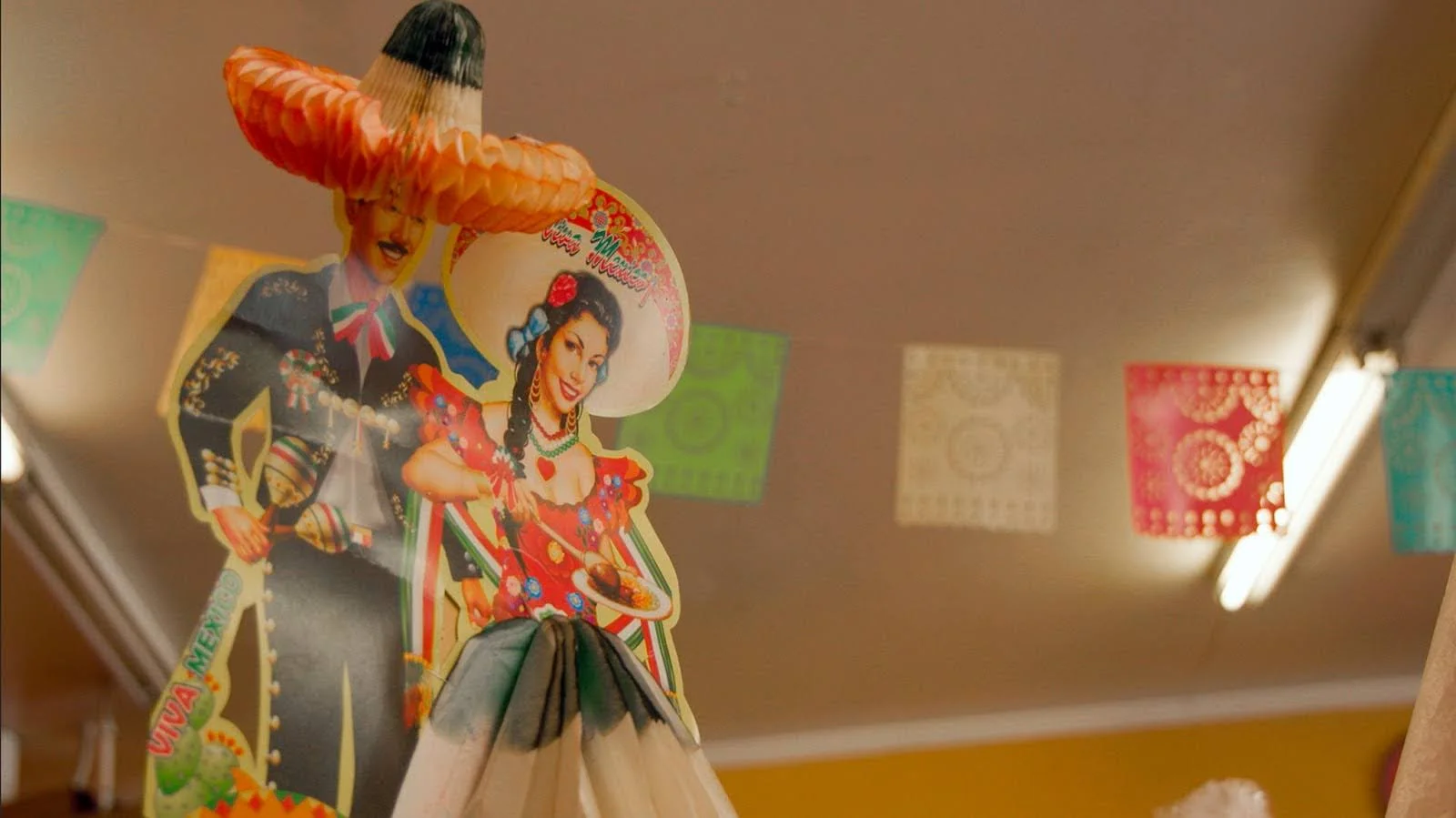 Decorations inside the grocery story celebrate Mexican traditions. Photo: Ziyi Xu, Rocky Mountain PBS