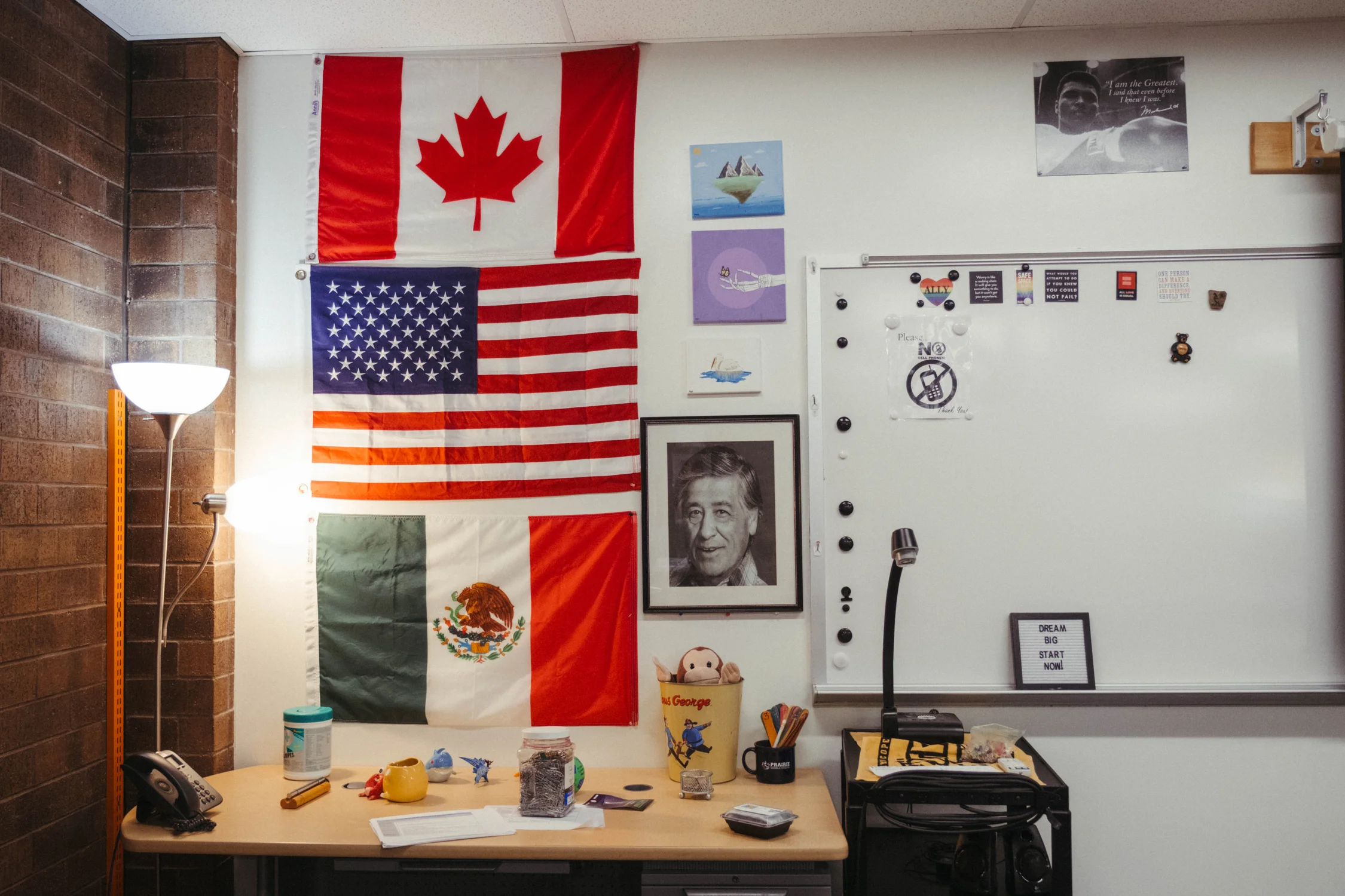 Inside Sam Turner's social studies classroom. Photo: Peter Vo, Rocky Mountain PBS
