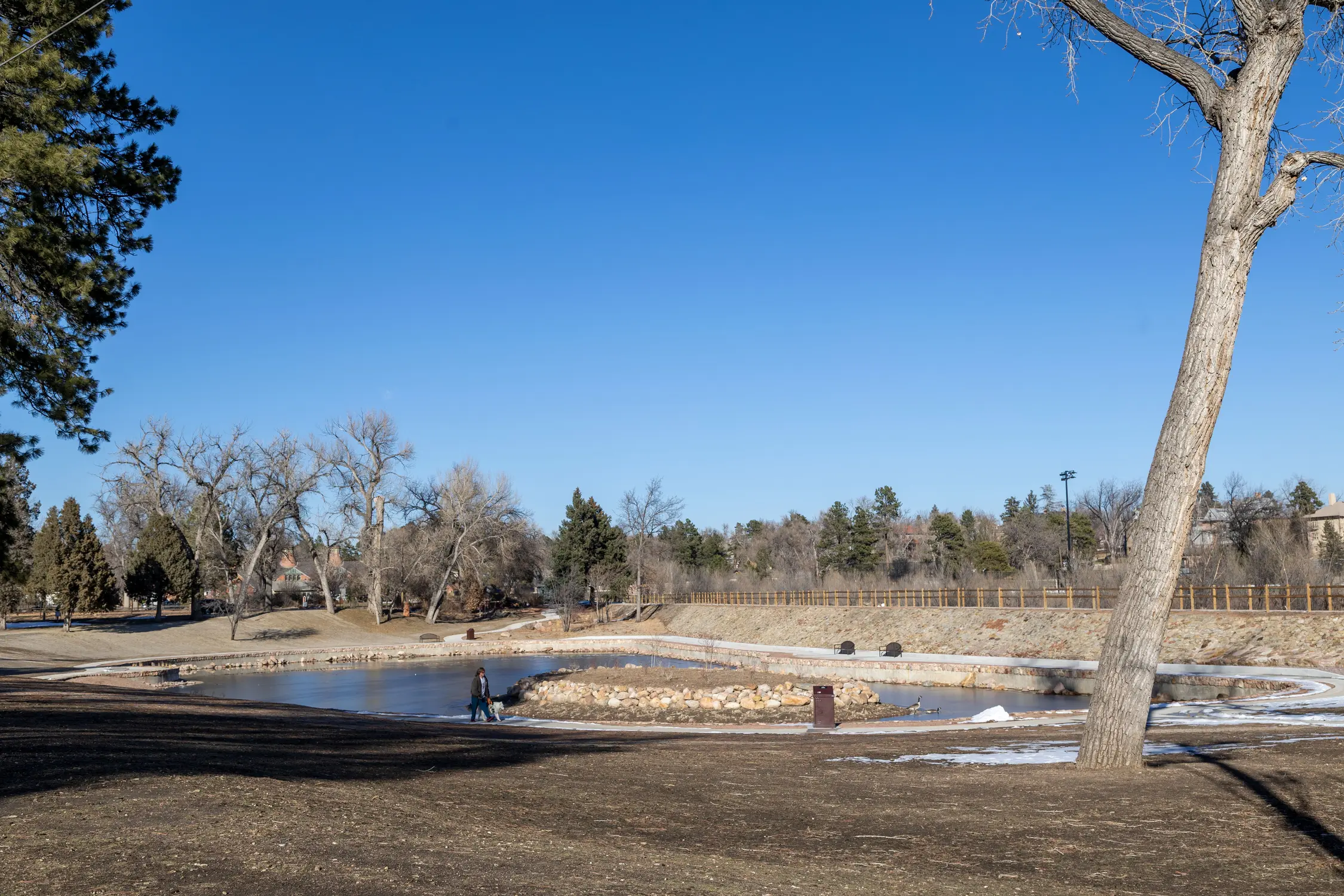 The city completed its latest grass conversion project last October at Duck Lake. Photo: Chelsea Casabona, Rocky Mountain PBS