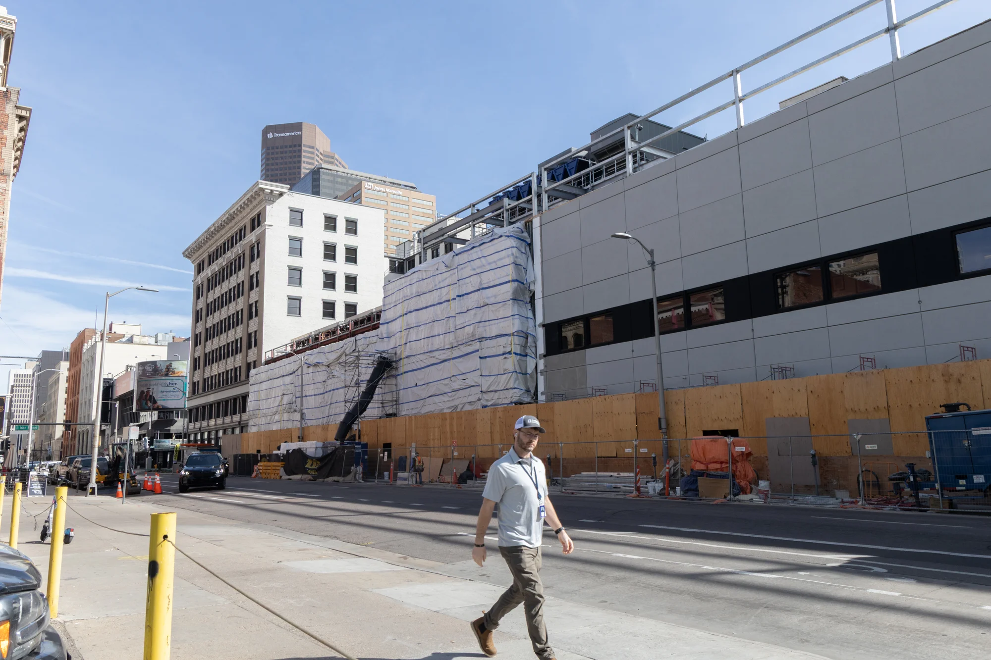 IPI Partners DEN2 data center undergoing expansion in downtown Denver.  Photo: Andrea Kramar, Rocky Mountain PBS