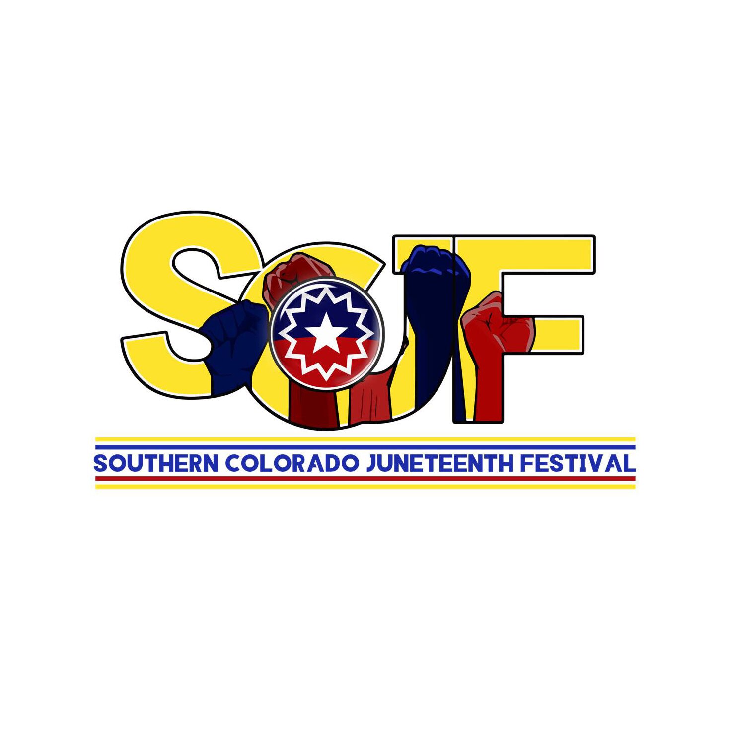 A poster for Southern Colorado Juneteenth Festival event