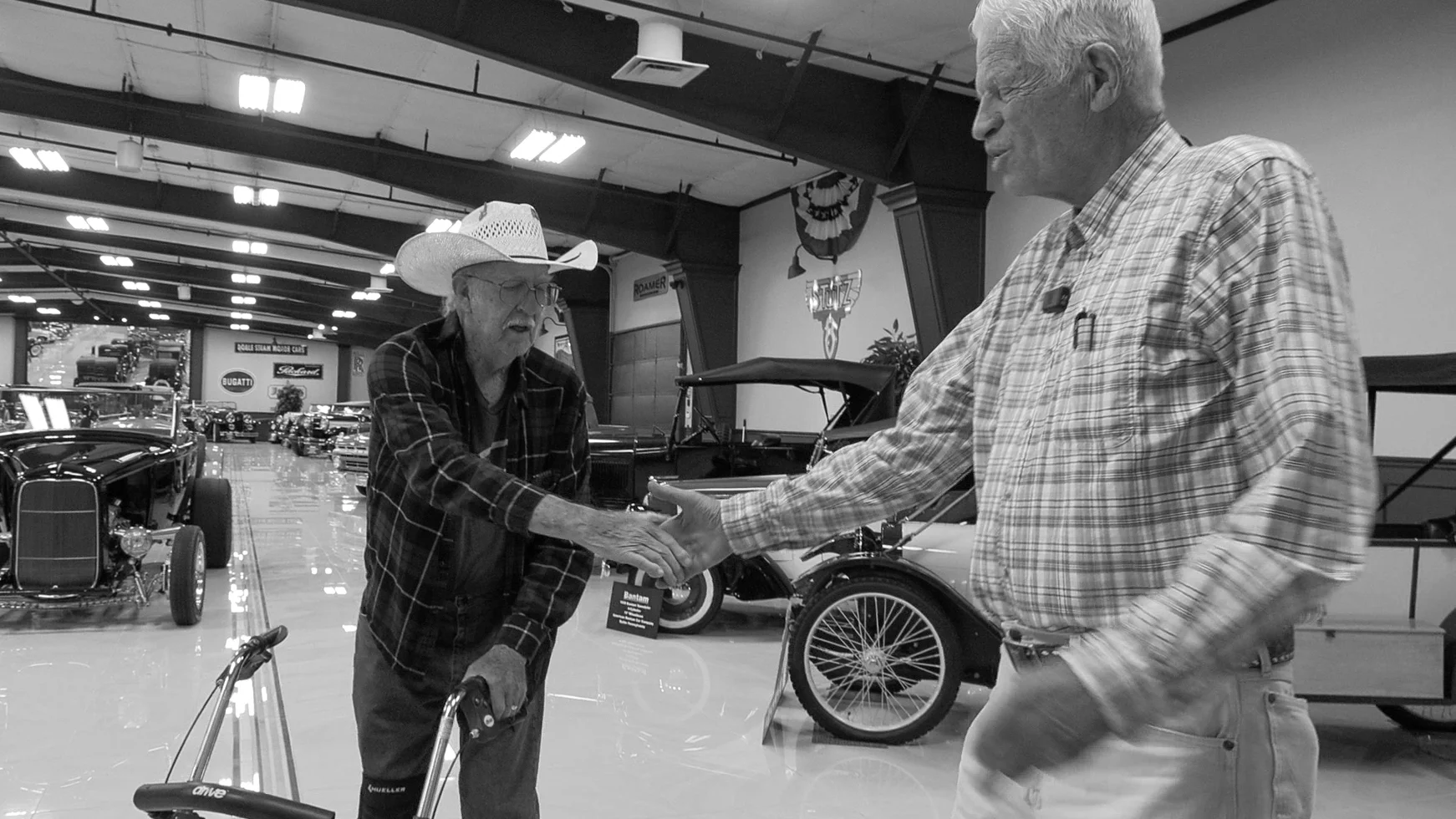 People often hear about the museum at car shows or from other collecters. Peters says it's humbling that people travel so far out of their way just to visit the museum. Photo: Joshua Vorse, Rocky Mountain PBS