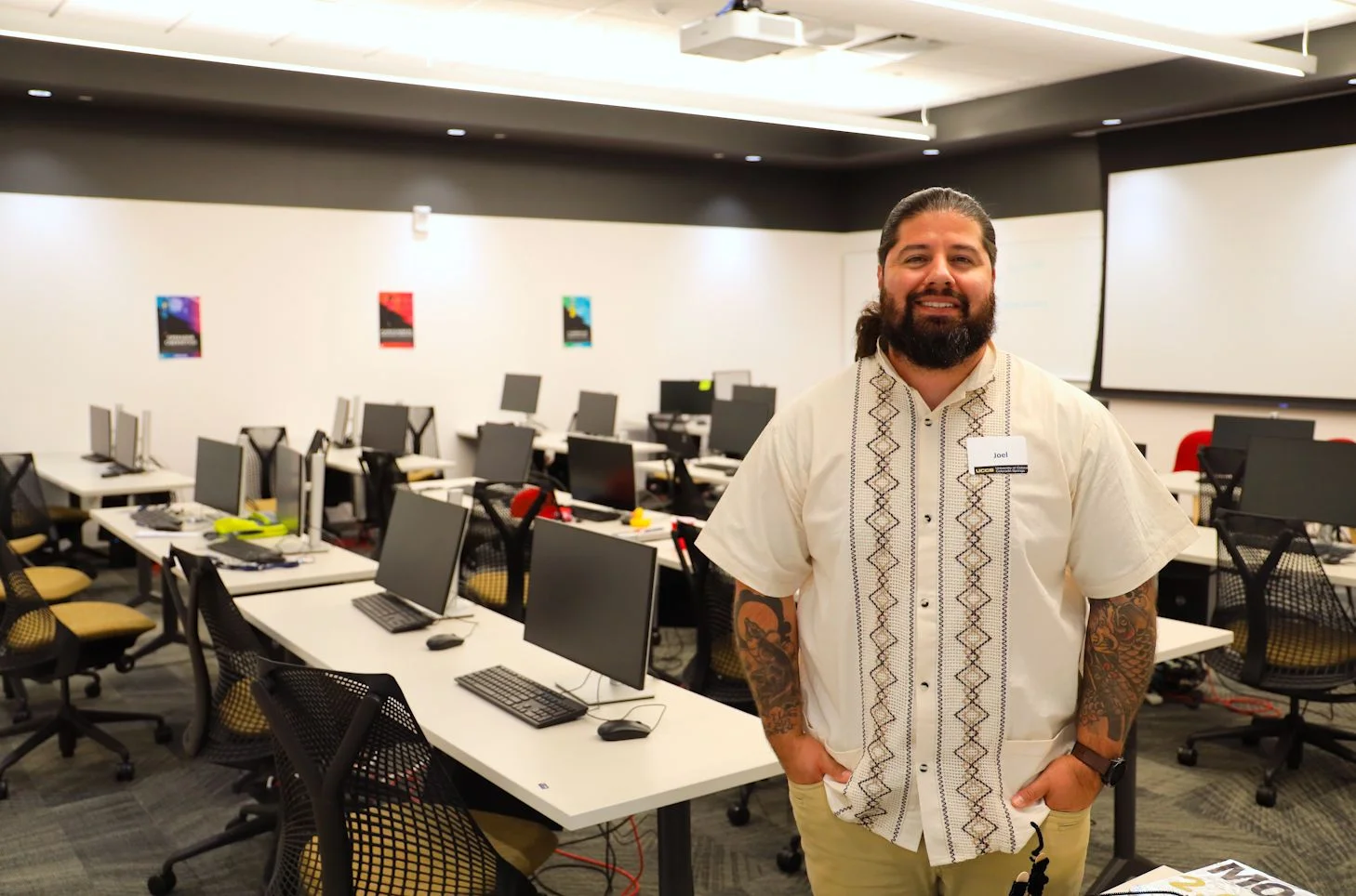 Ramirez (pictured) is excited to be working with the next generation of Hispanic cybersecurity warriors. Photo: Chase McCleary, Rocky Mountain PBS