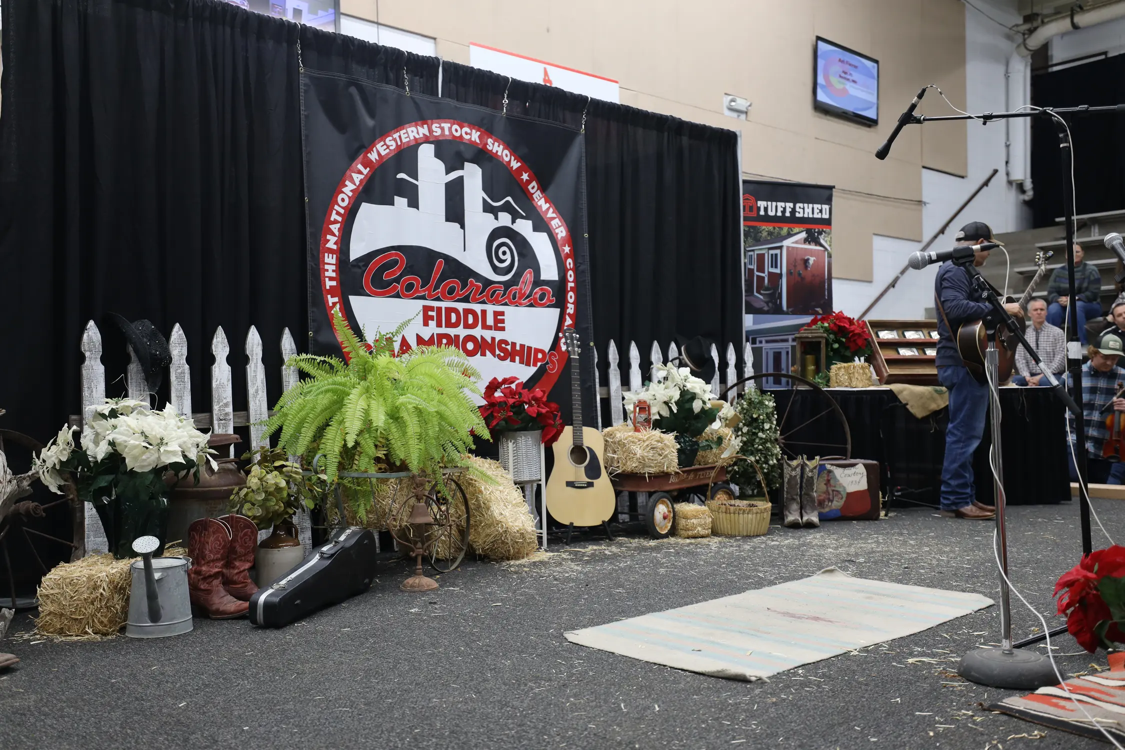 The National Western Stock Show has been the home of the Colorado Fiddle Championships for 20 years. Photo: Sarah Shoen, Rocky Mountain PBS