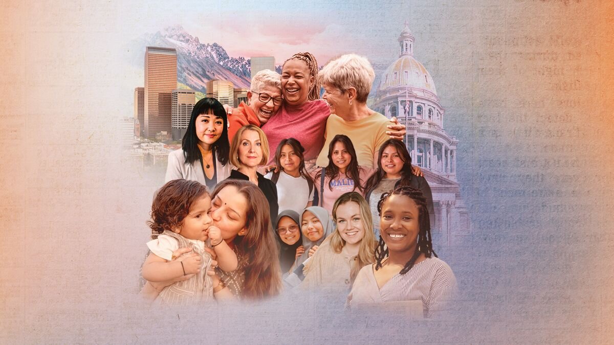 A poster for Women Decide: The Colorado Governor's Forum event
