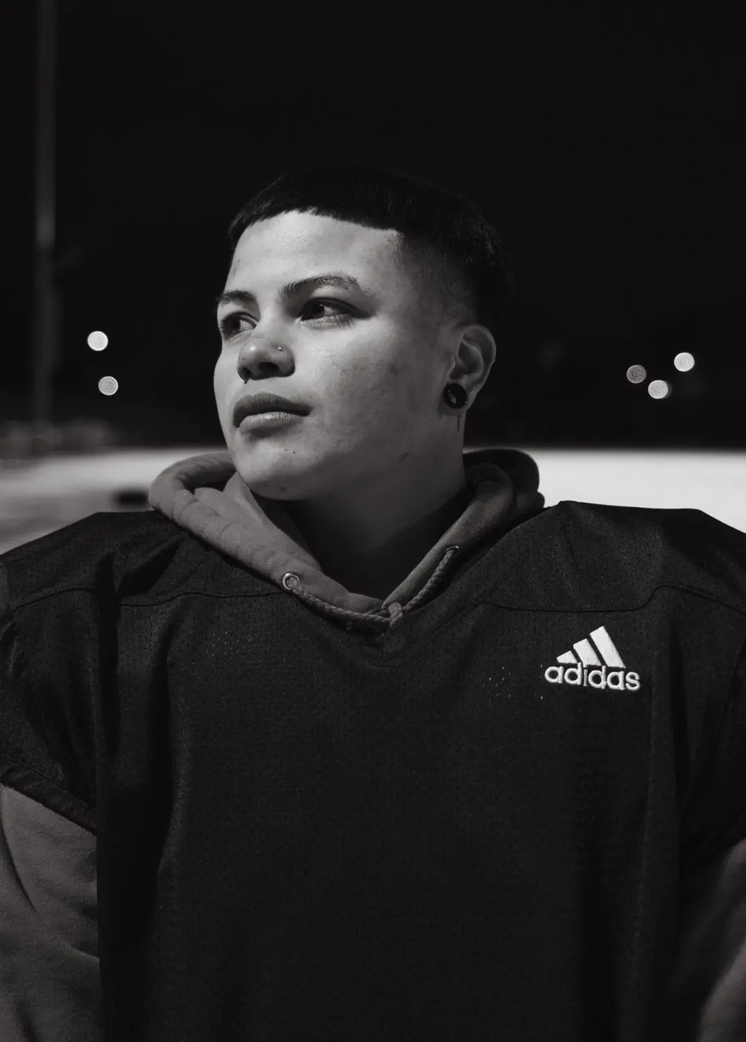 Markell Marquez was discovered by a Denver Bandits recruiter in 2024 while shopping at Colorado Mills. In her two years on the team, Marquez has found camaraderie and a therapeutic outlet. Photo: Peter Vo, Rocky Mountain PBS