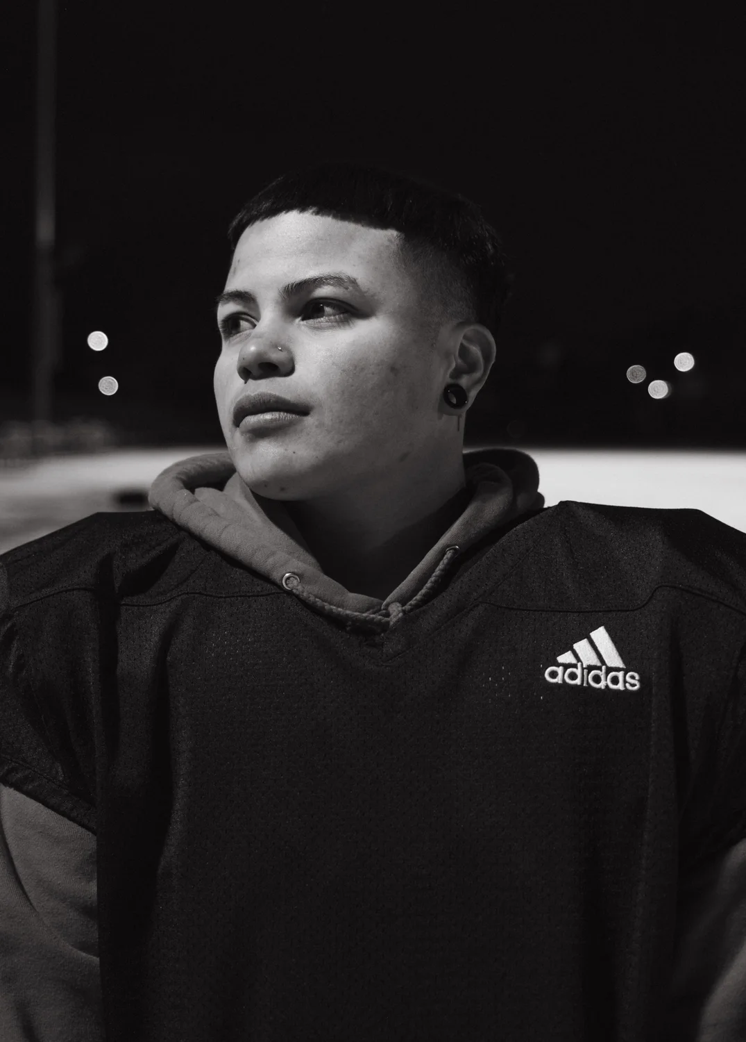 Markell Marquez was discovered by a Denver Bandits recruiter in 2024 while shopping at Colorado Mills. In her two years on the team, Marquez has found camaraderie and a therapeutic outlet. Photo: Peter Vo, Rocky Mountain PBS