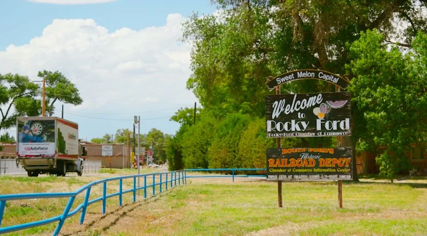 Davidson hopes that Rocky Ford, the self-proclaimed Sweet Melon Capital of Colorado, will avoid a similar fate as some of its neighbors. Photo: Rocky Mountain PBS