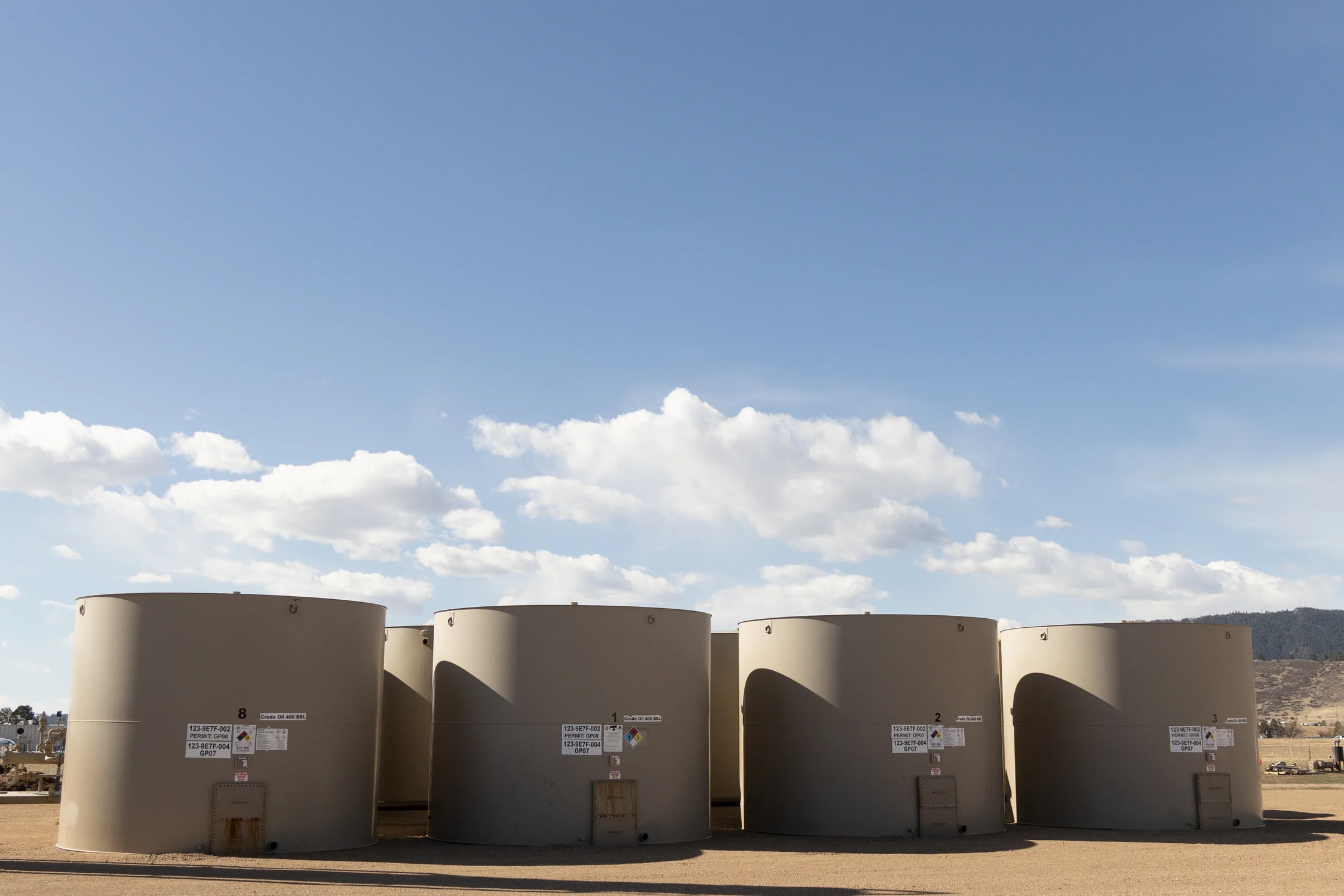 METEC is not an operational oil and gas well, but it’s the Hollywood equivalent — complete with wellheads, tanks and separators trucked in from real oil and gas wells. Photo: Cormac McCrimmon, Rocky Mountain PBS