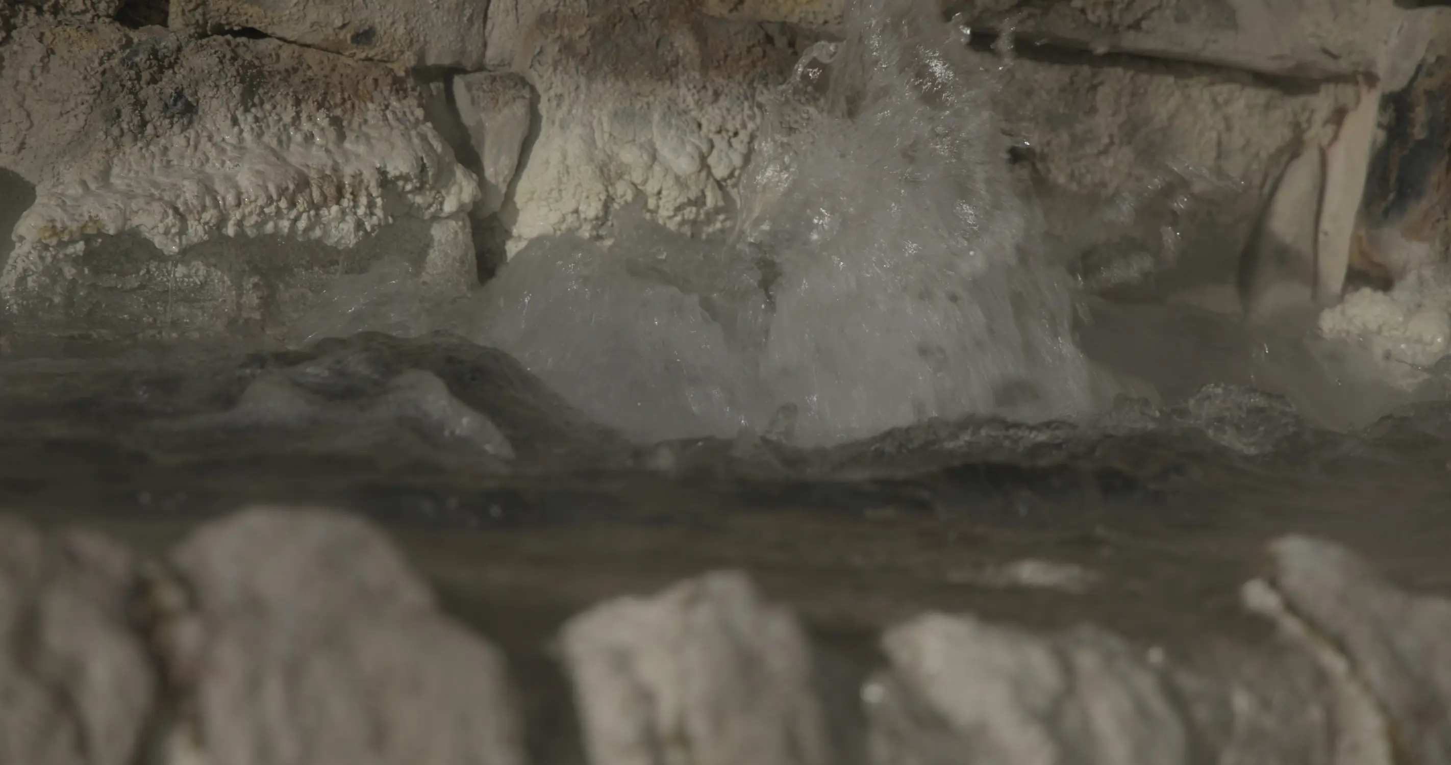 Bubbling water at the Mother Spring in Pagosa Springs. Photo: Ziyi Xu, Rocky Mountain PBS