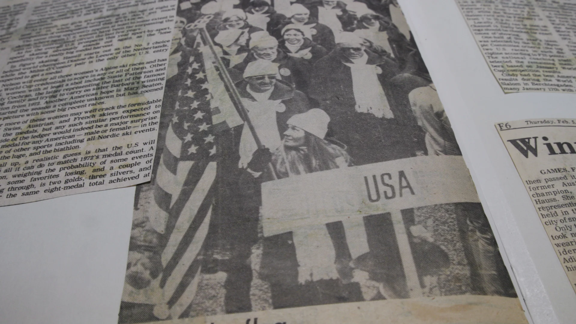 Nelson was a flag-bearer during the '76 games. Photo: Scott Hennelly, Rocky Mountain PBS