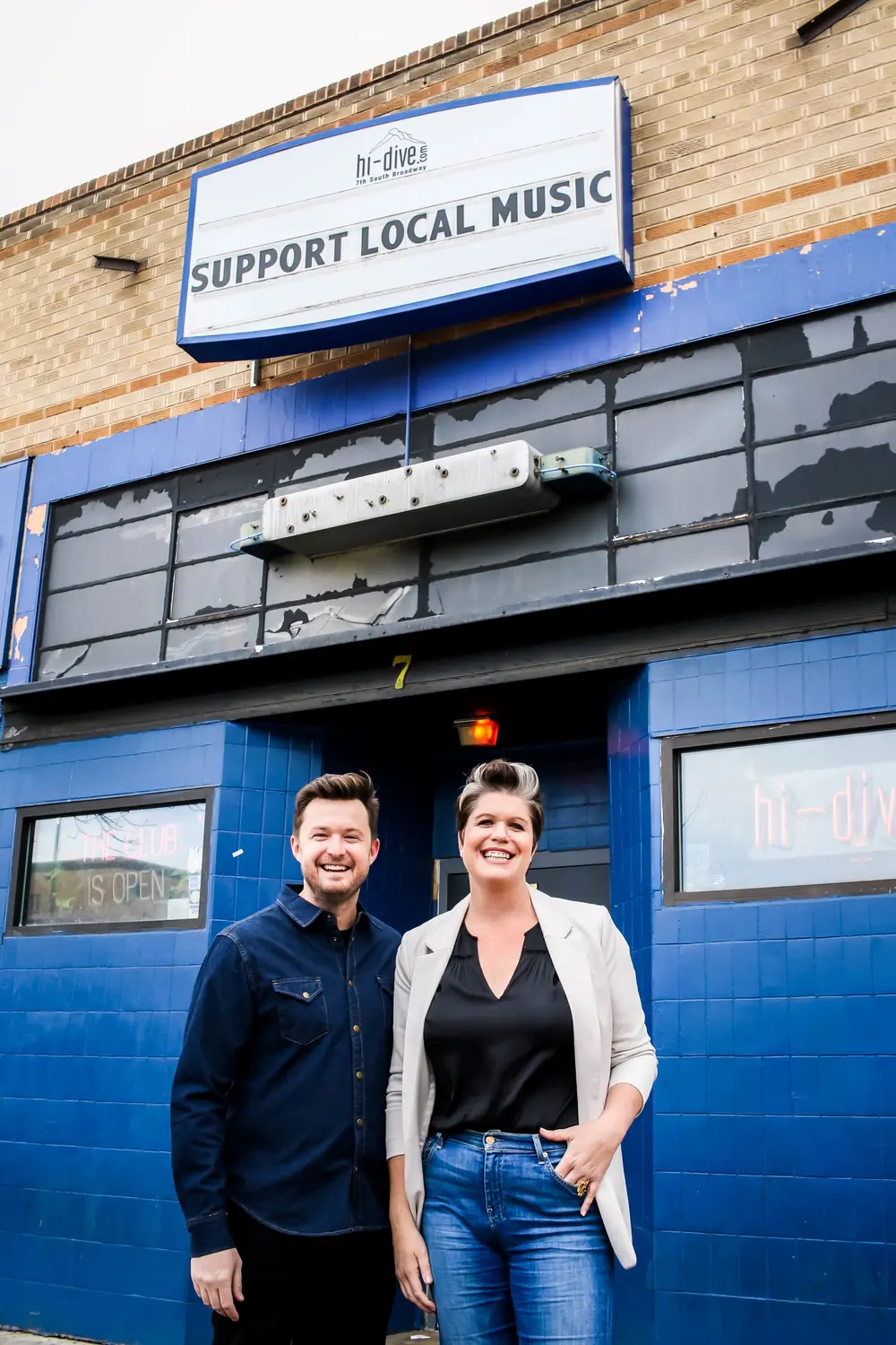 Casey Berry, founder of Two Parts, and Jami Duffy, executive director of Youth on Record. Photo courtesy Steph Mathena
