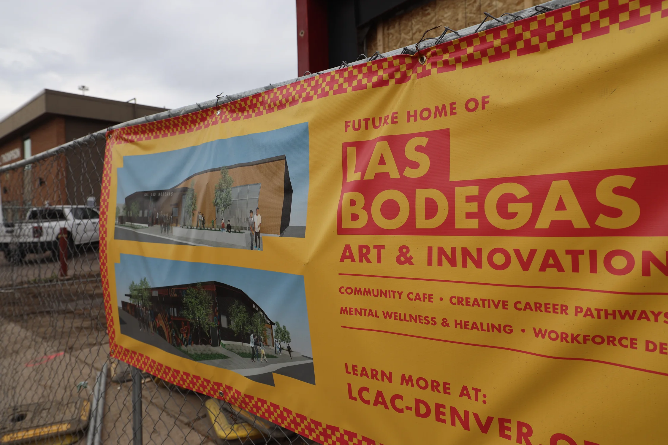 Located between the Sun Valley and Lincoln Park neighborhoods, Las Bodegas will open its door mid-2026.. Photo: Sarah Shoen, Rocky Mountain PBS