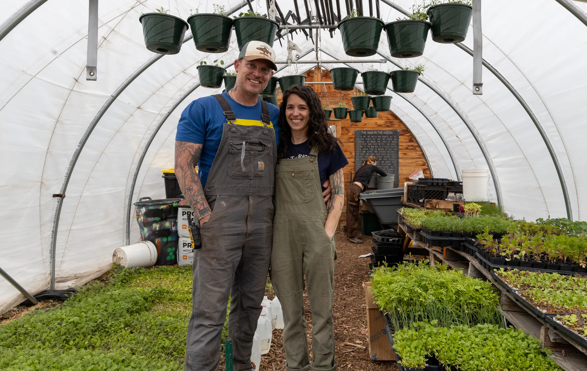 Despite the unprecedented challenges of this year’s harvest season, Paul and Chelsie Fleischer agreed to commit to the Harvey Park Farmers Market because they believe the community needs more accessible options for fresh produce. Photo: Carly Rose, Rocky Mountain PBS