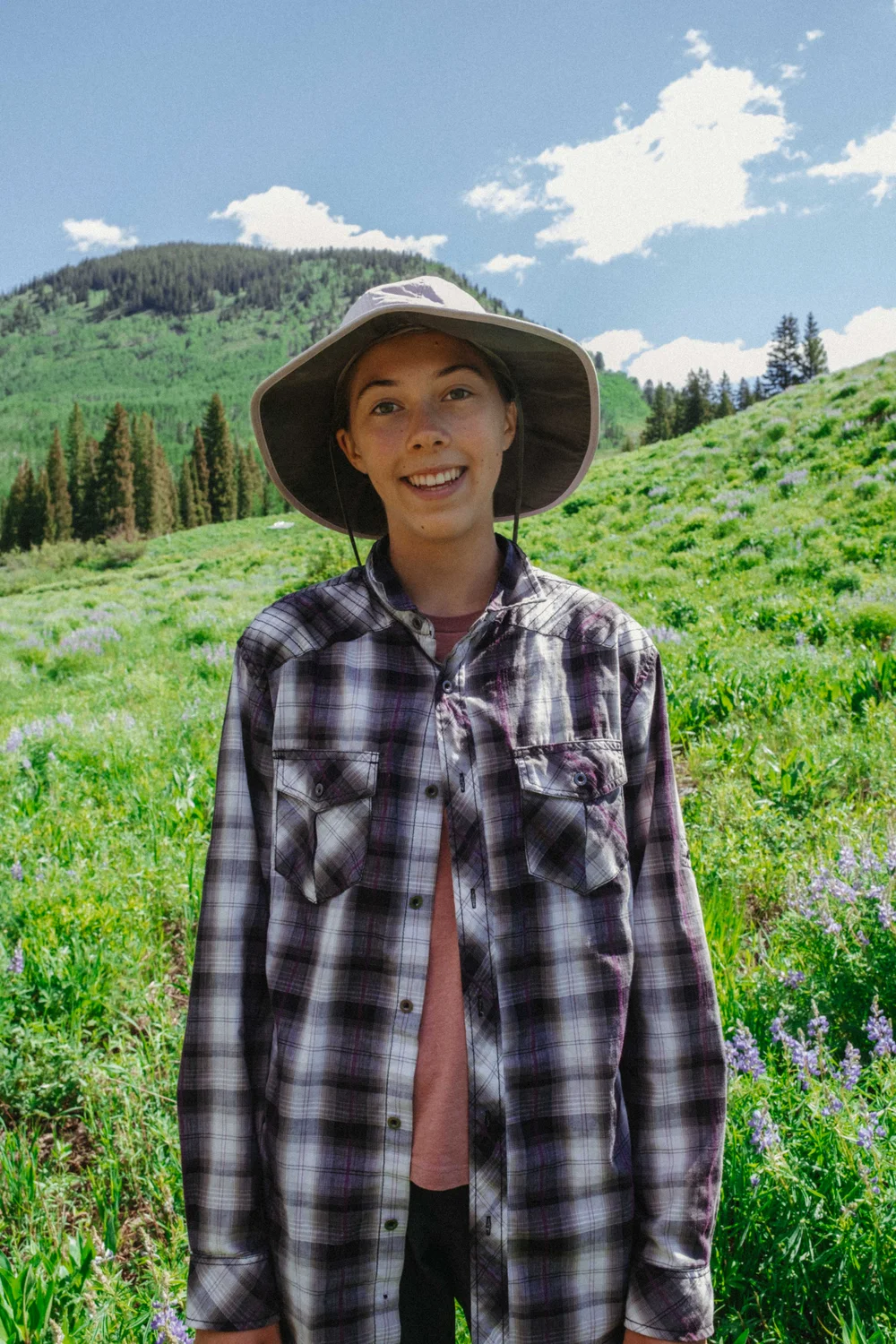 Miyoko Inouye, 15, poses for a portrait.