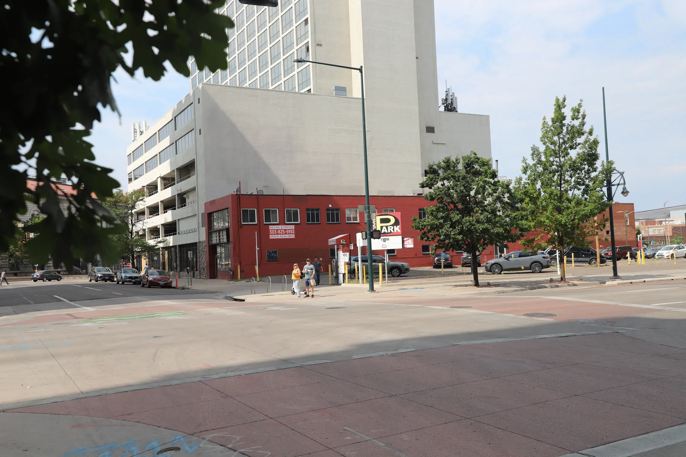 A parking lot in downtown Denver. Photo: Alec Berg, Rocky Mountain PBS