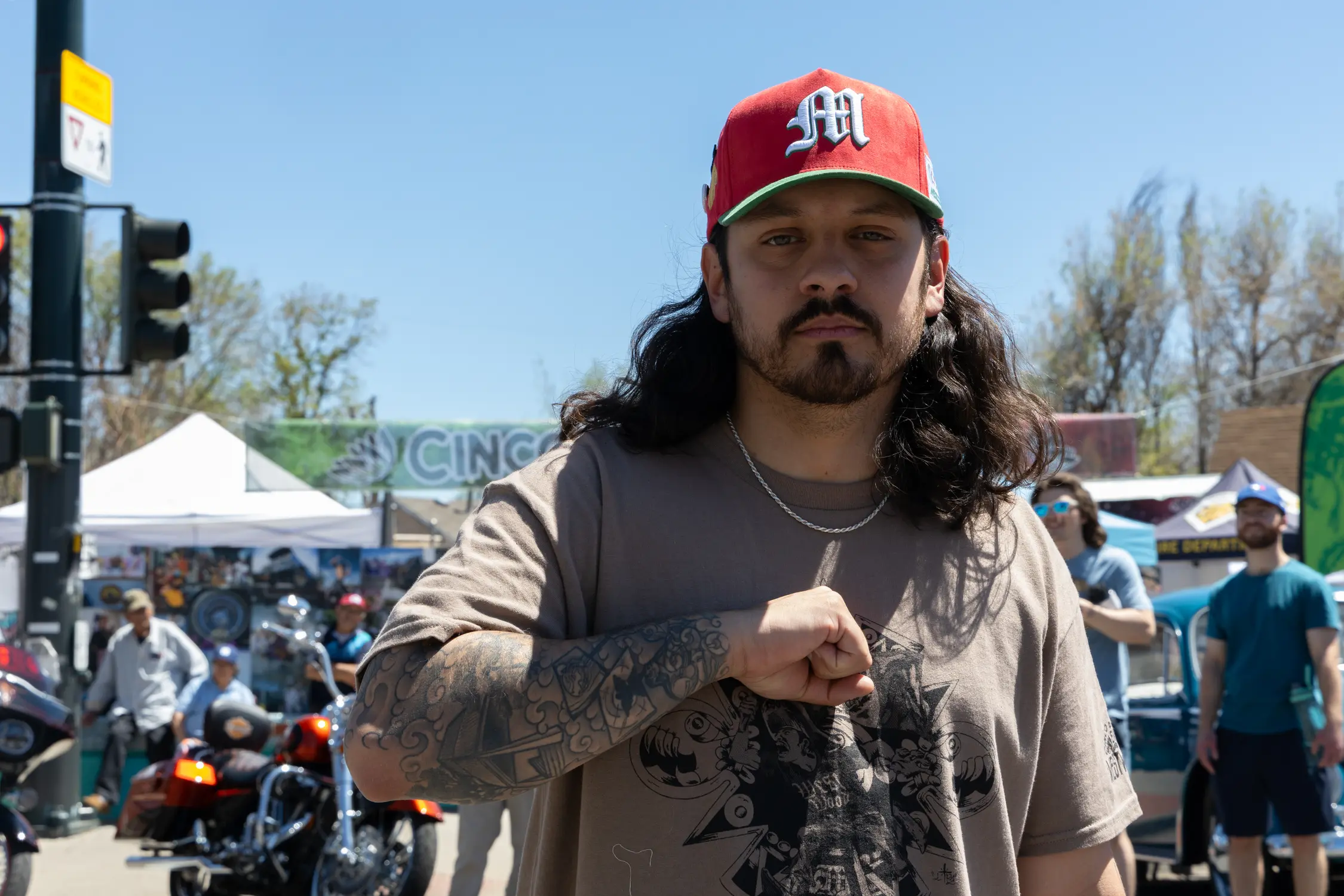 Tim Hernández, former state representative and one of the organizers of Cinco de Mayo en Westwood, at the event May 3, 2025. Photo: Carly Rose, Rocky Mountain PBS