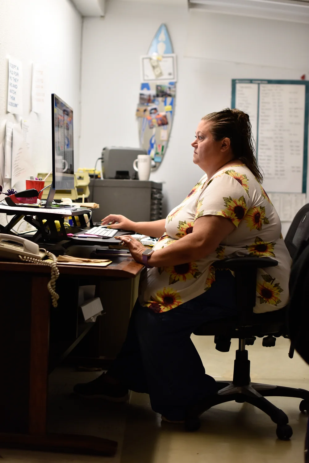 Stephanie Zwick covered sports and local meetings for “The Leader” and oversaw the newspaper's digital presence. Zwick will continue covering Limon sports for a Facebook page and website she’s launching. Photo: Cormac McCrimmon, Rocky Mountain PBS