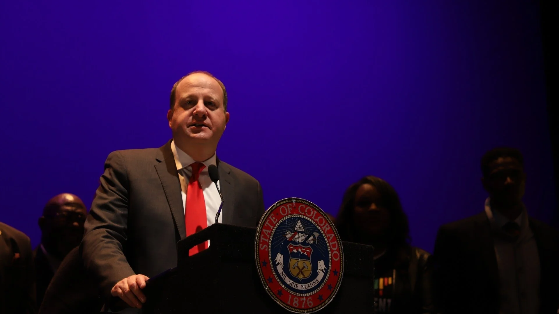 “Gov. Polis doesn't believe politicians shouldn’t pick the people — the people should pick the politicians,” a spokesperson for Gov. Jared Polis said. File photo: Kyle Cooke, Rocky Mountain PBS