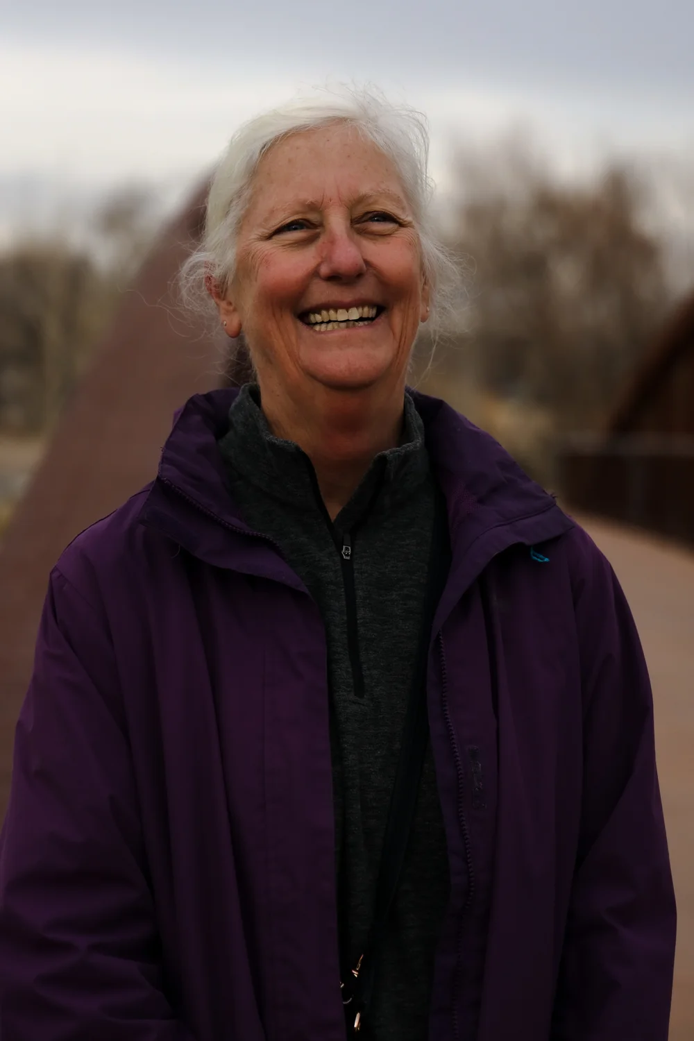 Merry Boggs loves walking and riding her bike along the Poudre River Trail. She enjoys the ability to run many of her errands without stepping foot in a car. Photo: Cormac McCrimmon, Rocky Mountain PBS