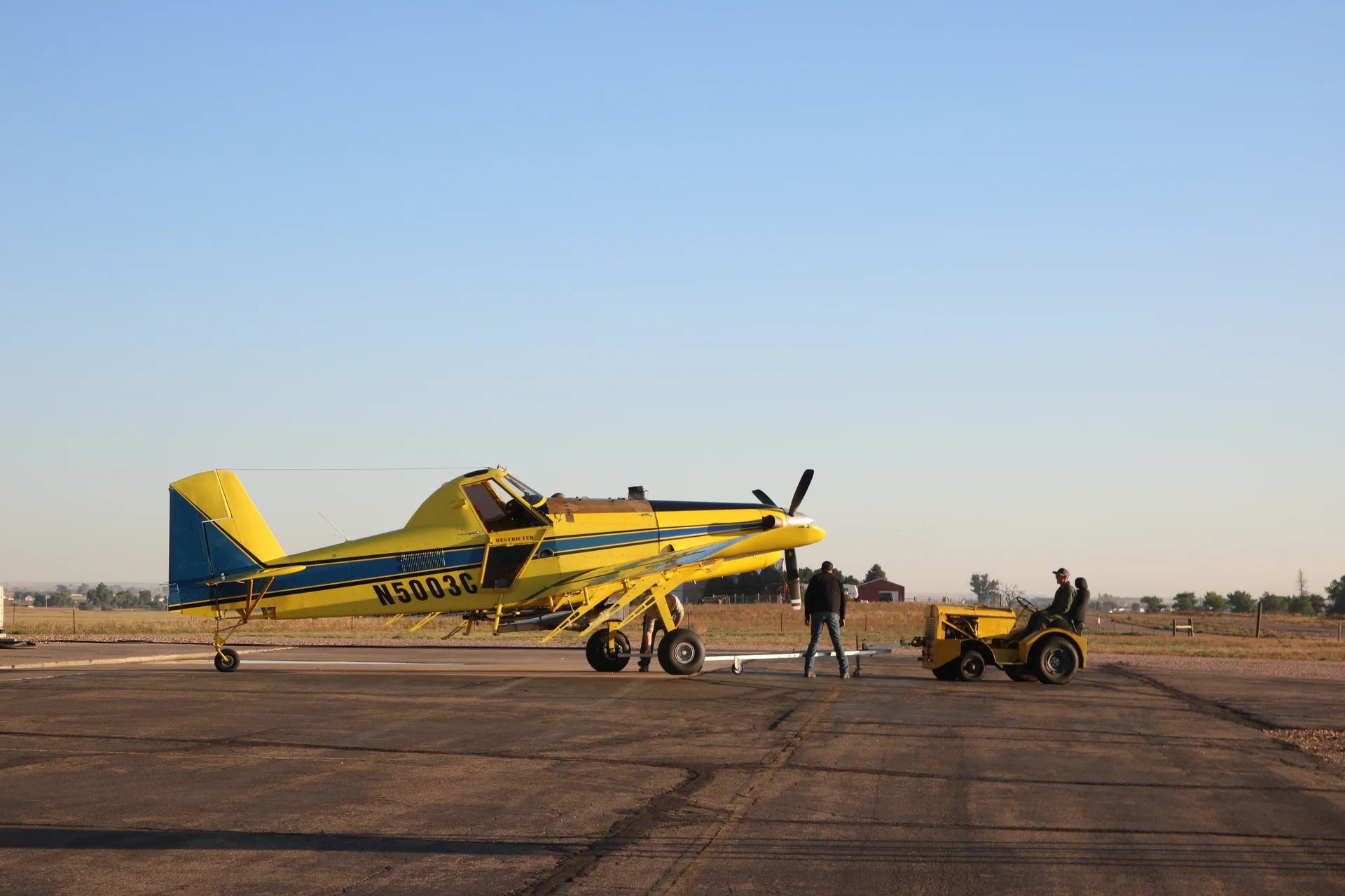 Neil Wicke said "flying is freedom" to him, but after doing it for 10-11 years, he views it as a serious job — not an avenue to get an adrenaline rush. It can turn dangerous in a matter of seconds if he misses an obstacle. Photo: Emma VandenEinde, KUNC.