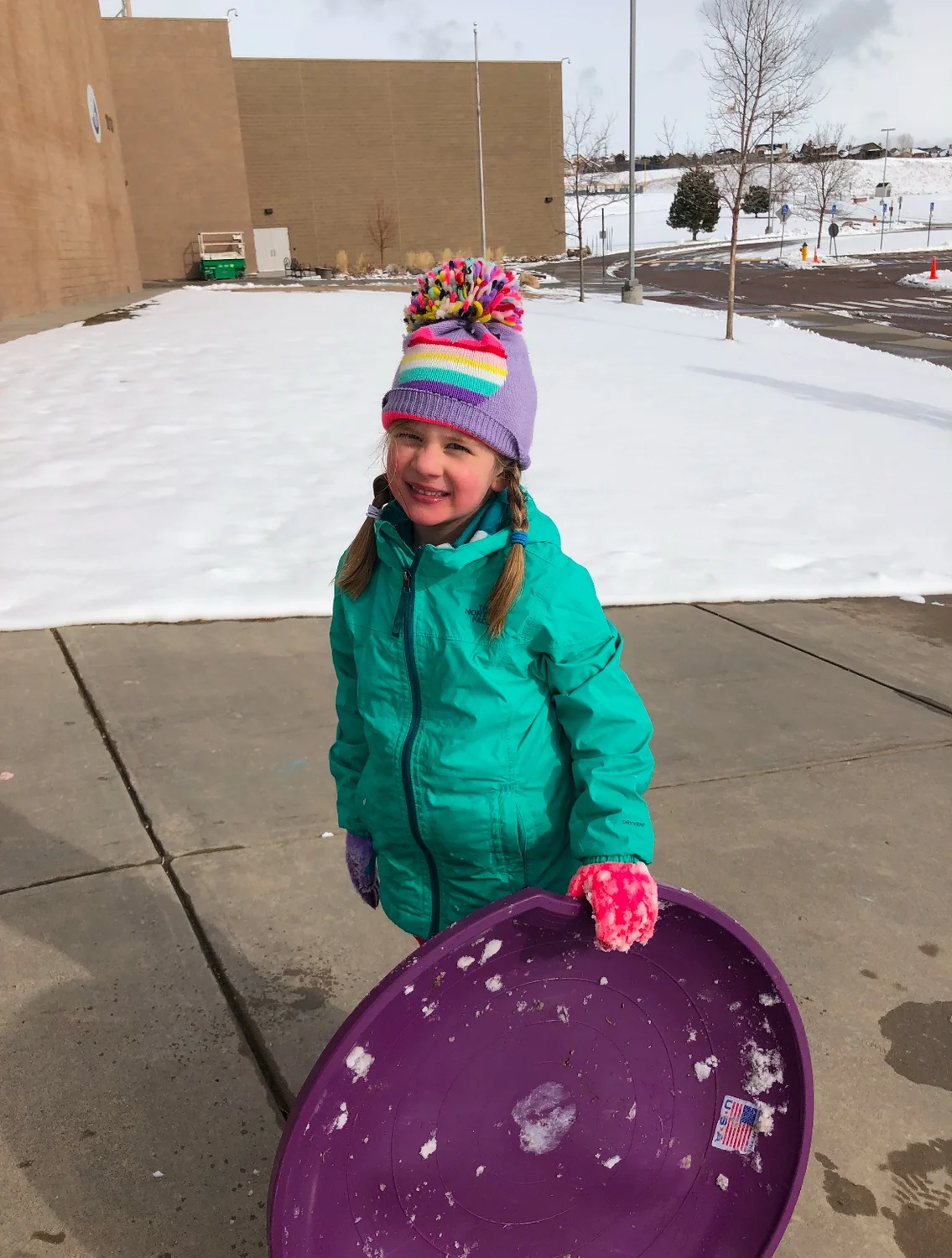 Emily Beckman, 8 years old in this photo, has grown up enjoying an array of snow day activities. Photos courtesy Jeremy Beckman