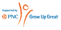 Supported by PNC Grow Up Great logo
