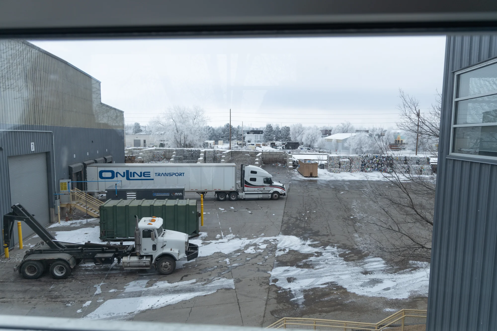 A view within Boulder County’s Recycling Center. Recycling centers like this one are known as materials recovery facilities. This facility is owned by Boulder County and managed by Eco-Cycle.  Photo: Andrea Kramar