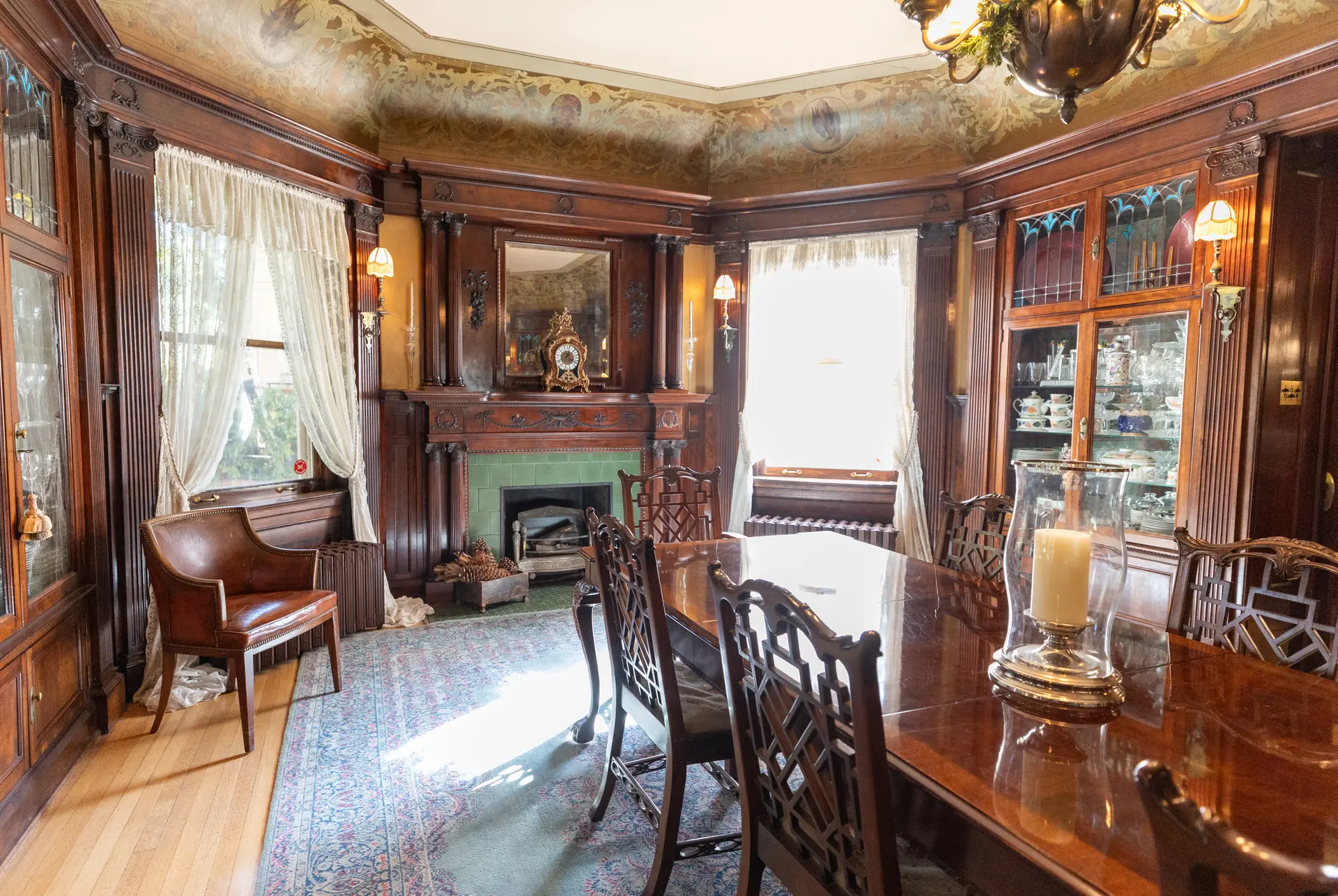 The formal dining room on the south side of the home. Photo: Carly Rose, Rocky Mountain PBS
