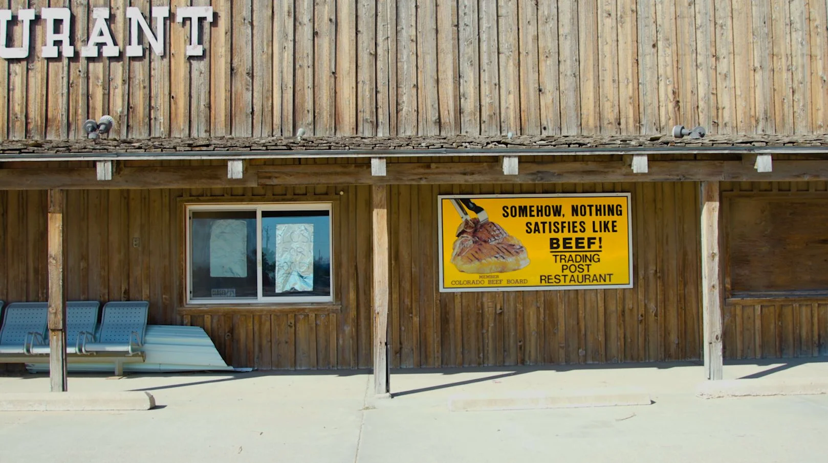 The Trading Post restaurant was one of a number of businesses that closed in the wake of the COVID-19 pandemic. Photo: Chase McCleary, Rocky Mountain PBS