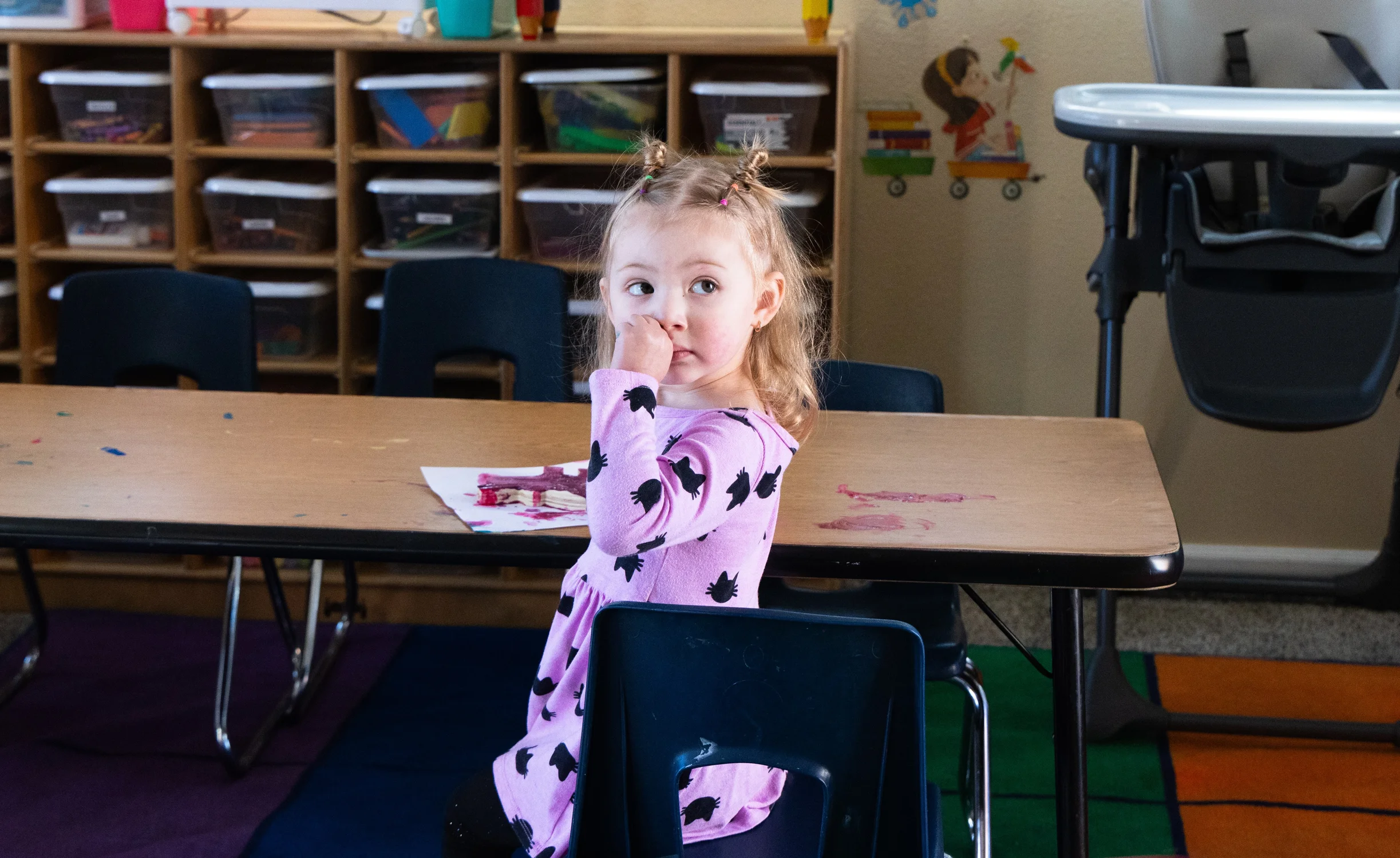 Both providers who offer care in their home and in a center can apply for a child care license. The costs and requirements vary depending on the type of care. Photo: Carly Rose, Rocky Mountain PBS