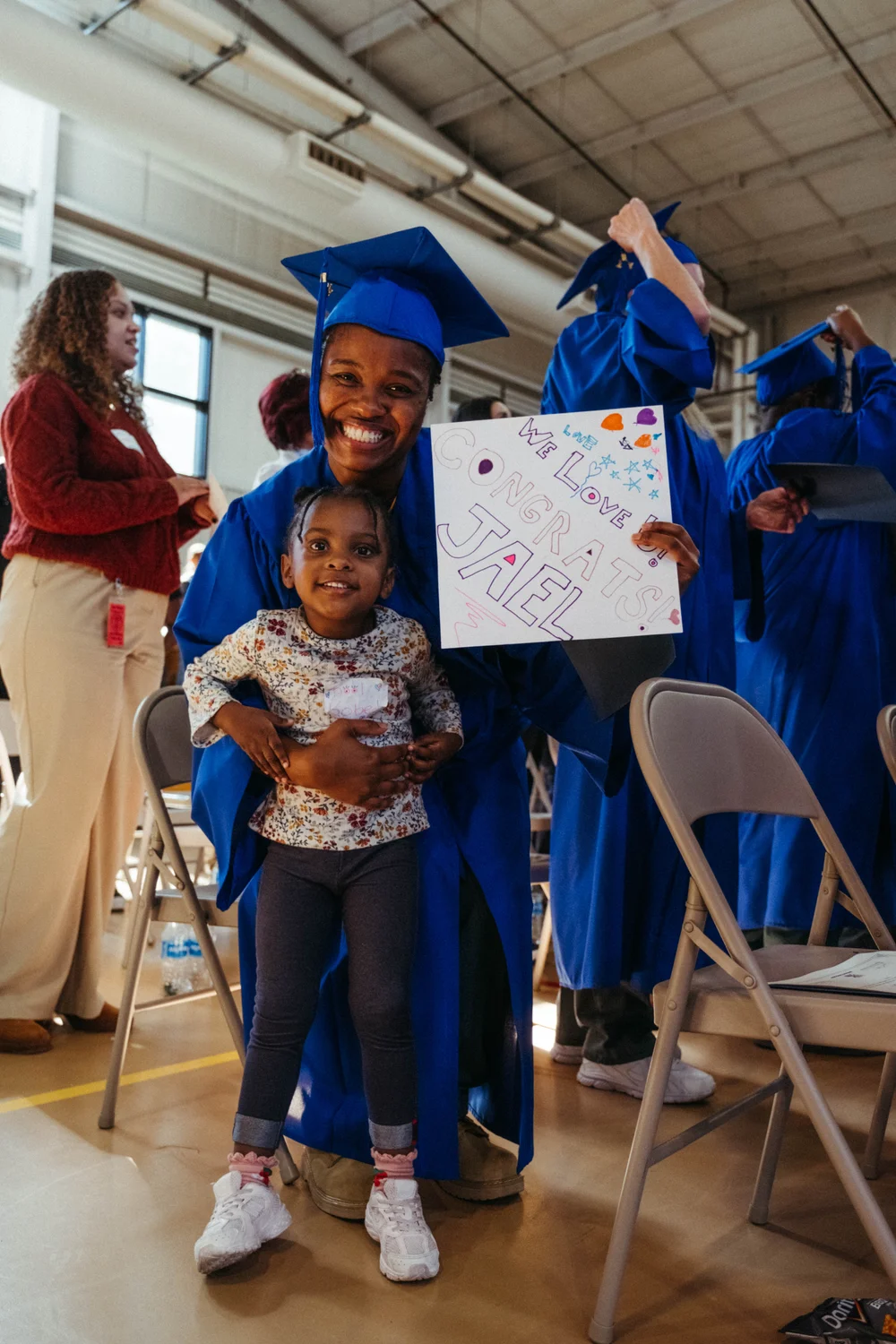 Jael and her three-year-old daughter, Kobe. Photo: Peter Vo, Rocky Mountain PBS