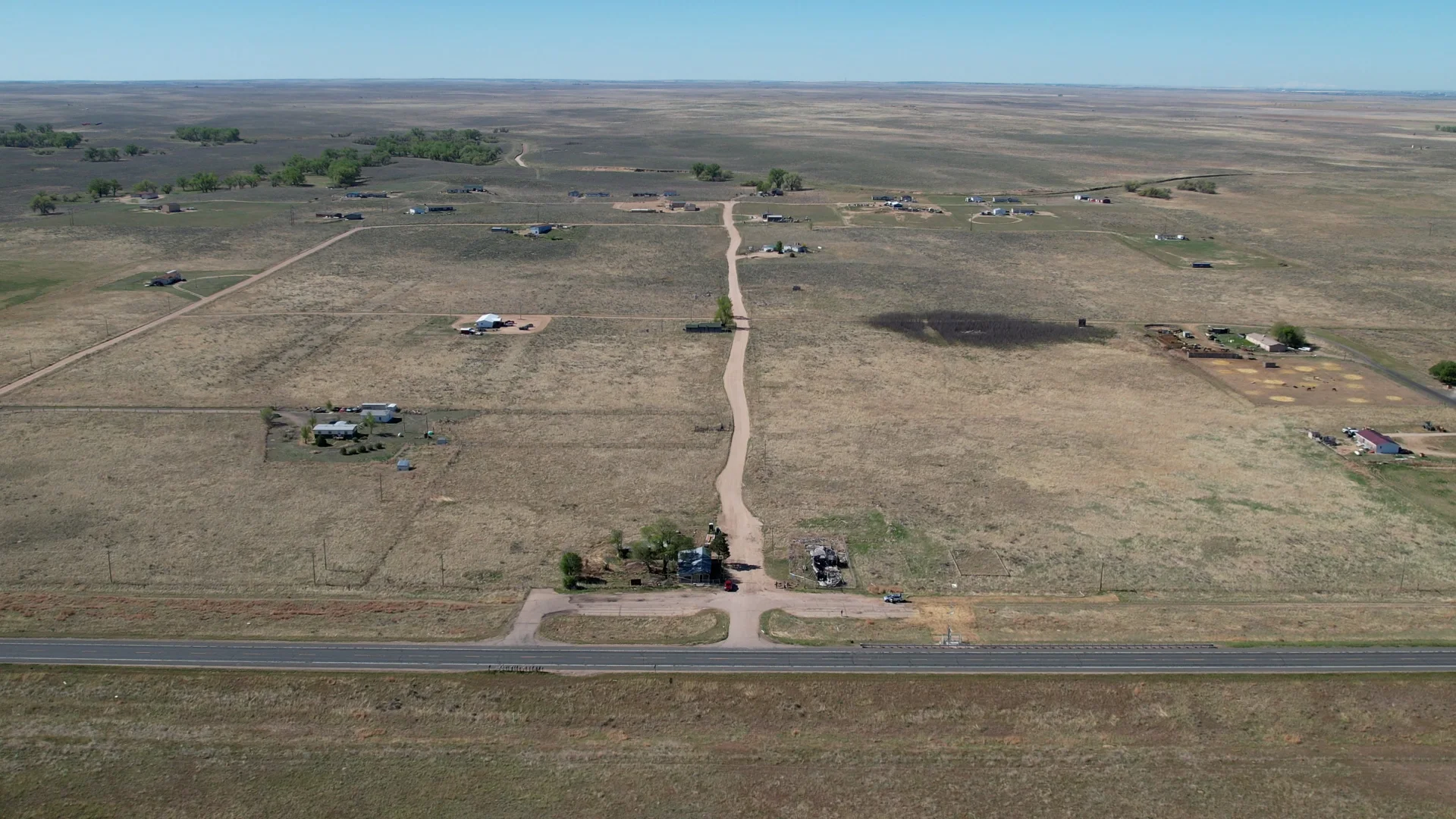 This view shows what is left of Dearfield after 100 years. 