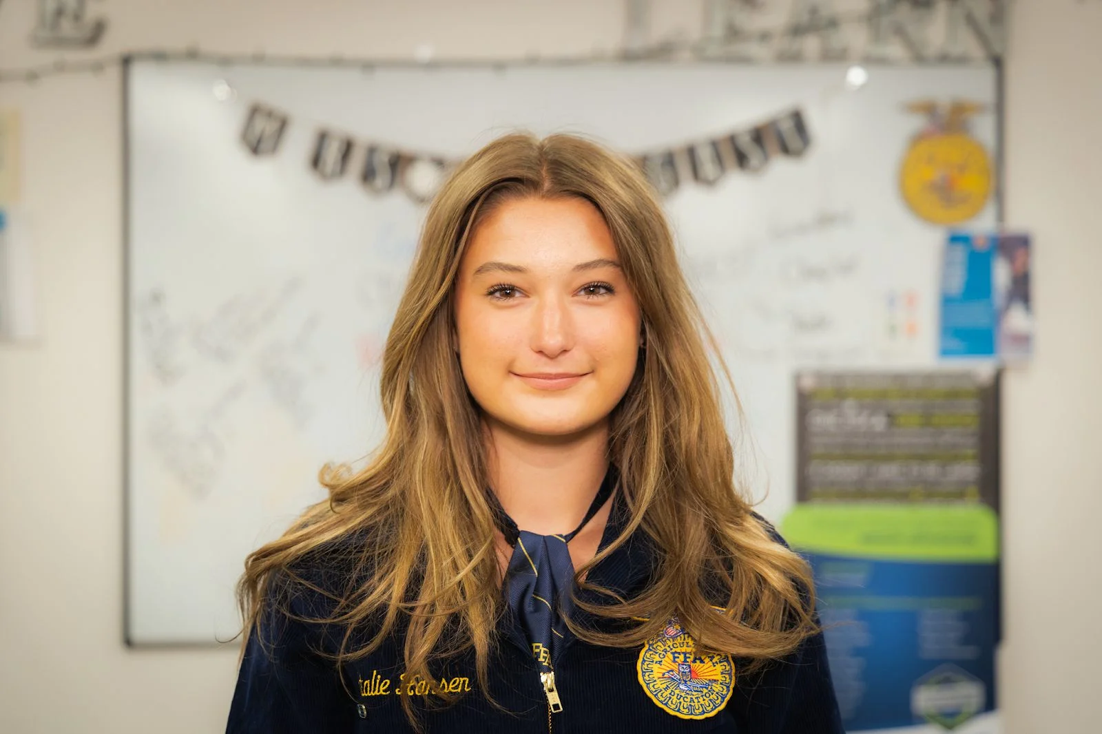 Natalie Hansen is a senior at Chaparral High School in Parker, but drives about 20 minutes to practice and compete with the DCHS FFA team. Photo: Chase McCleary, Rocky Mountain PBS