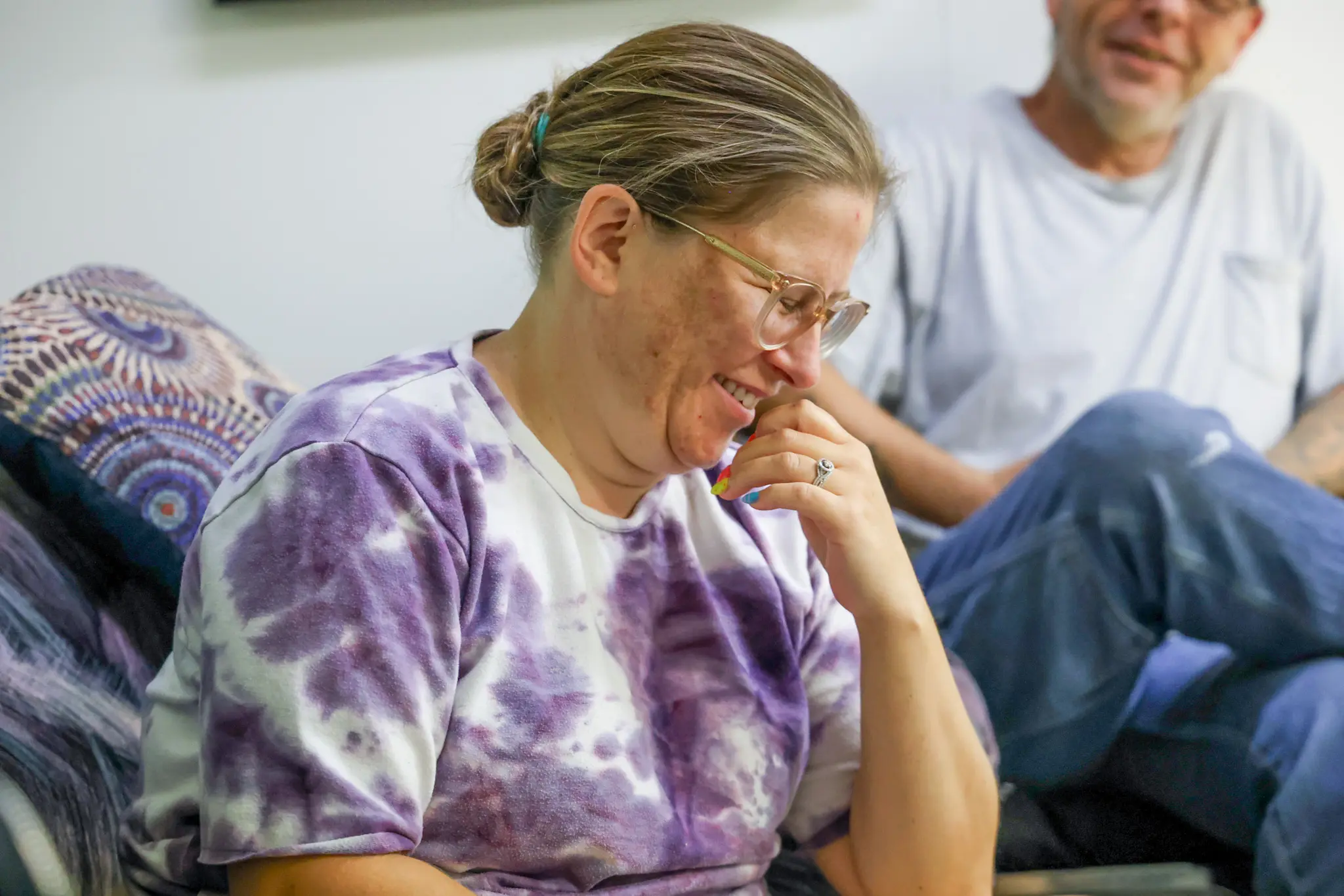 Courtney Stuart at the meeting in Las Animas. Photo: Priya Shahi, Rocky Mountain PBS
