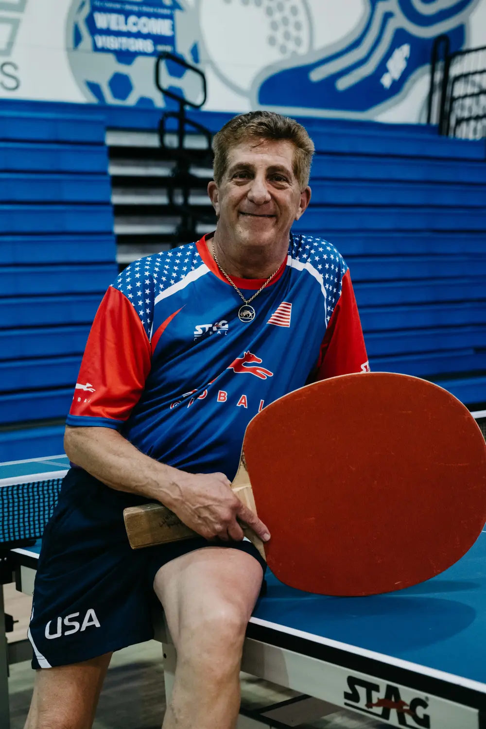 Scott Preiss is a table tennis trainer and performer who aims to connect people to and through the sport. “I feel like I'm a voice for the sport,” Preiss said. Photo: Peter Vo, Rocky Mountain PBS
