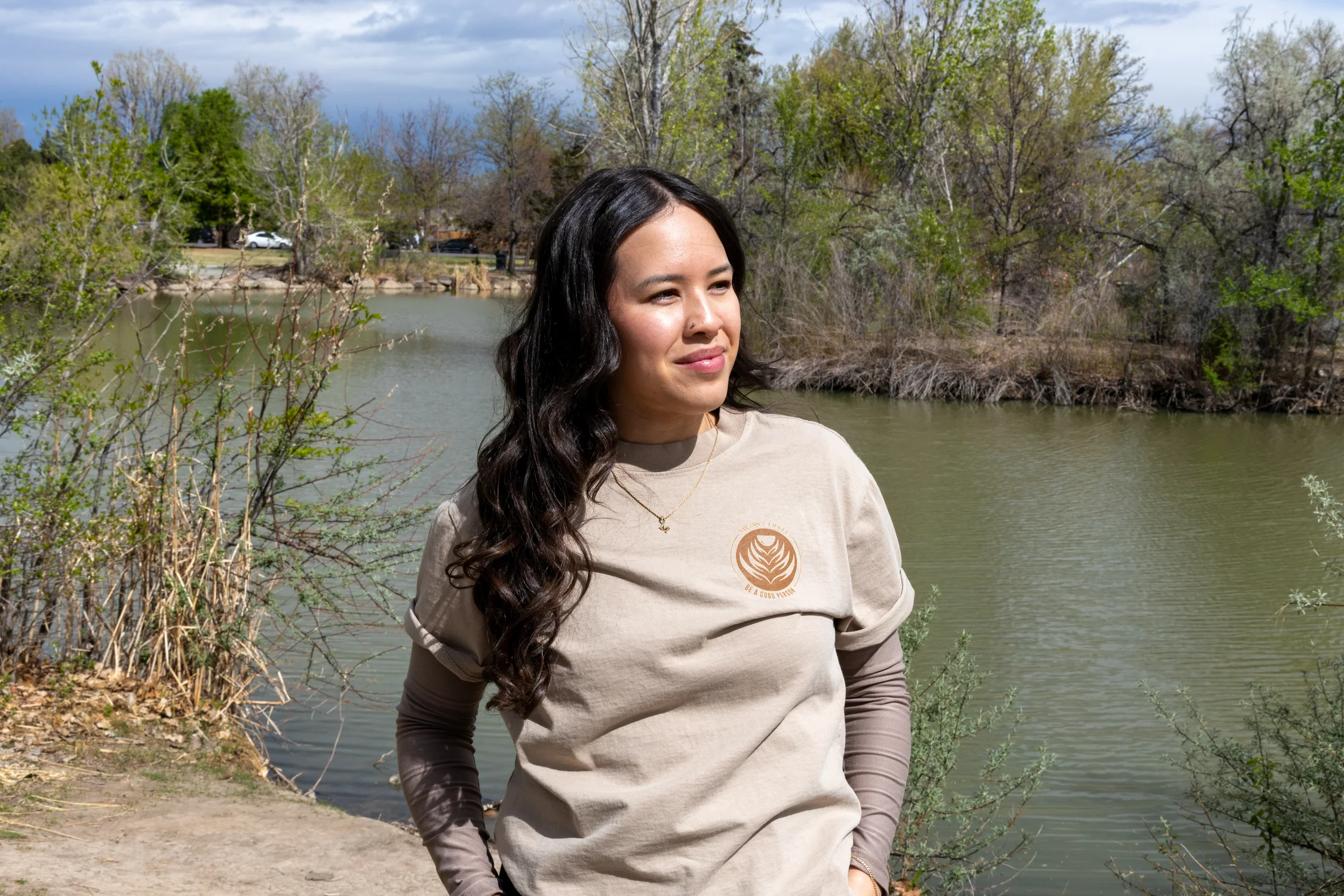 Marisol Jurado grew up in southwest Denver, living in Harvey Park, Westwood and Bear Valley. As co-owner of Migas Coffee, she’s excited to bring her product directly to her community through the farmers market. Photo: Carly Rose, Rocky Mountain PBS