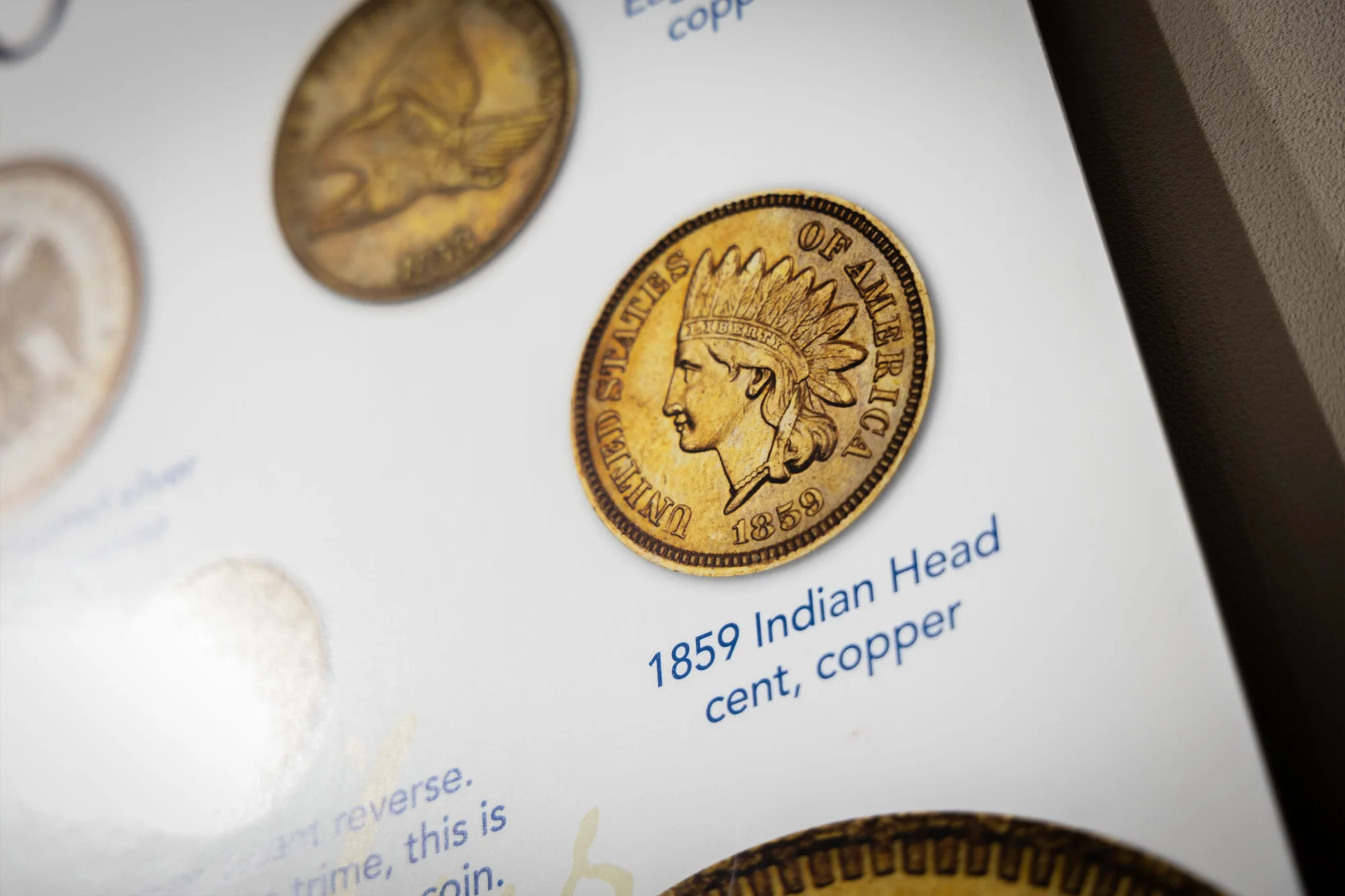 The face depicted on Indian Head cent is identical to Lady Liberty’s, with the headdress is added to distinguish between the two. Photo: Chase McCleary, Rocky Mountain PBS